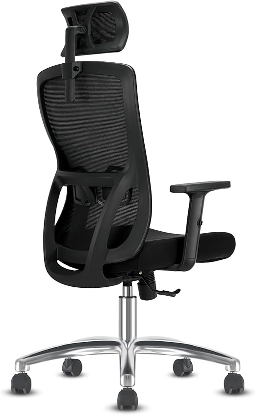 Silla Ergonomica con Reposacabezas y Soporte Lumbar 🪑