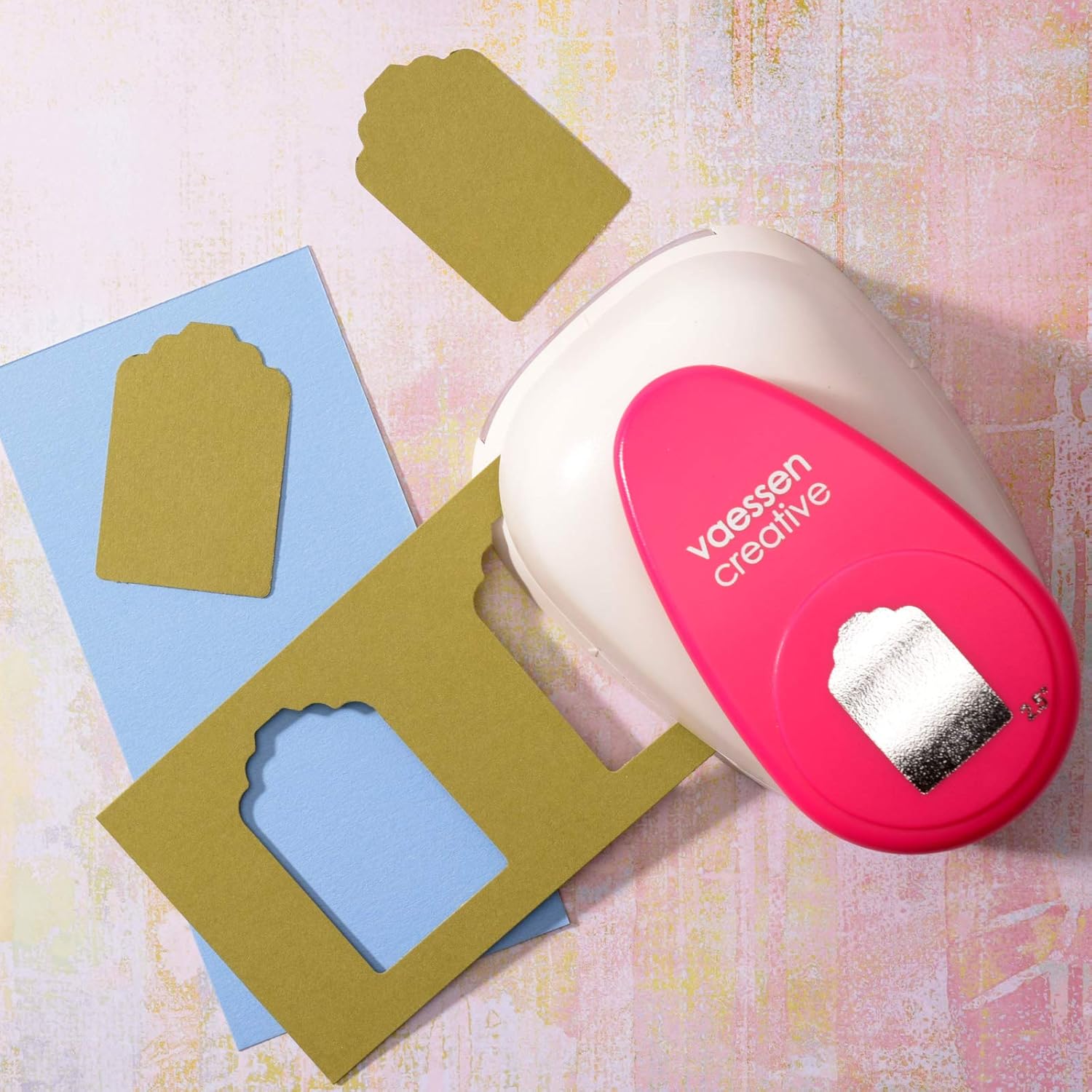 Thumbnail 6 de Vaessen Creative Perforatrice de Papier – Taille XXL, Étiquette Festonnée