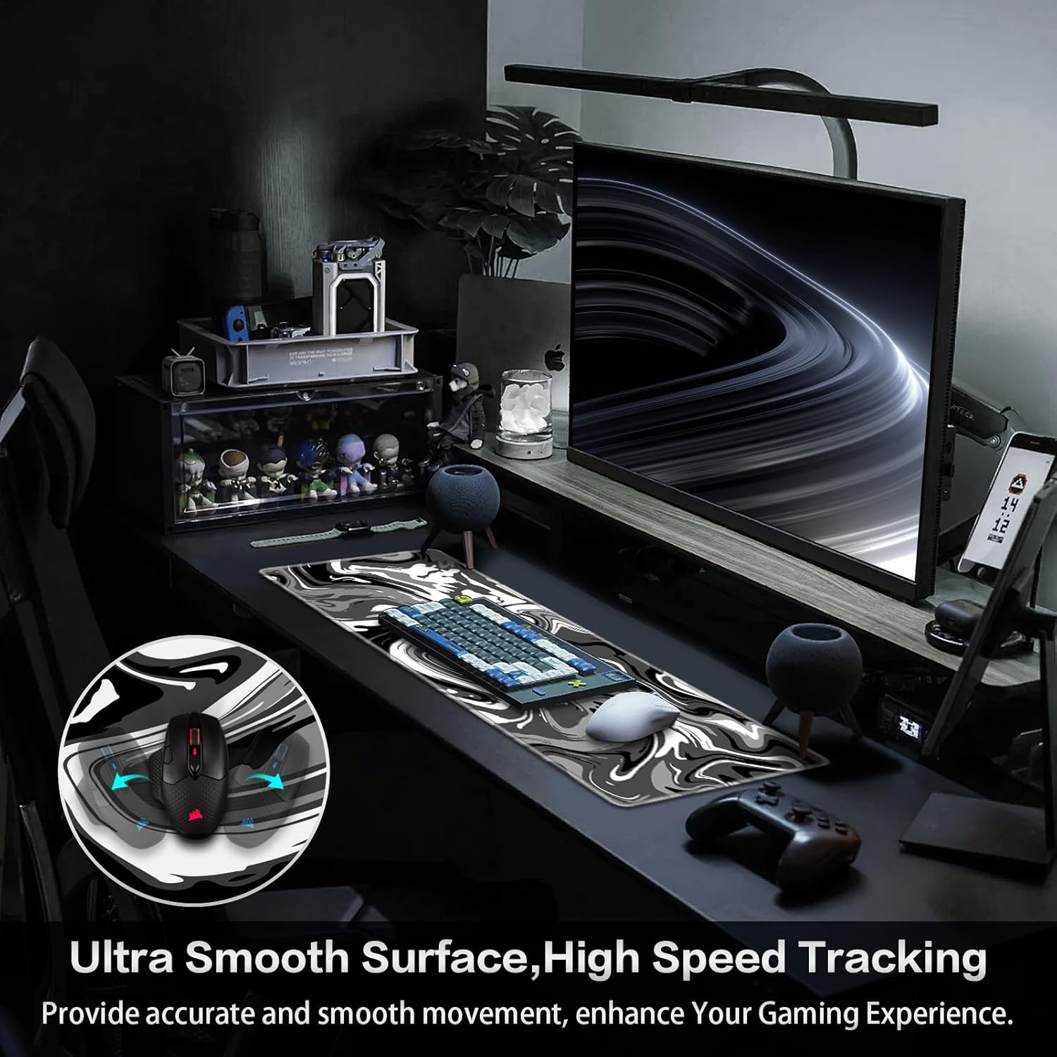 Thumbnail 2 de Abetcabe Gaming Mauspad XL 800 x 300 mm