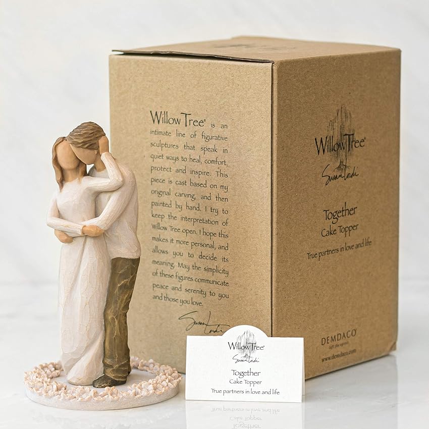 Thumbnail 4 de Enesco Willow Tree Figura de pareja enamorada