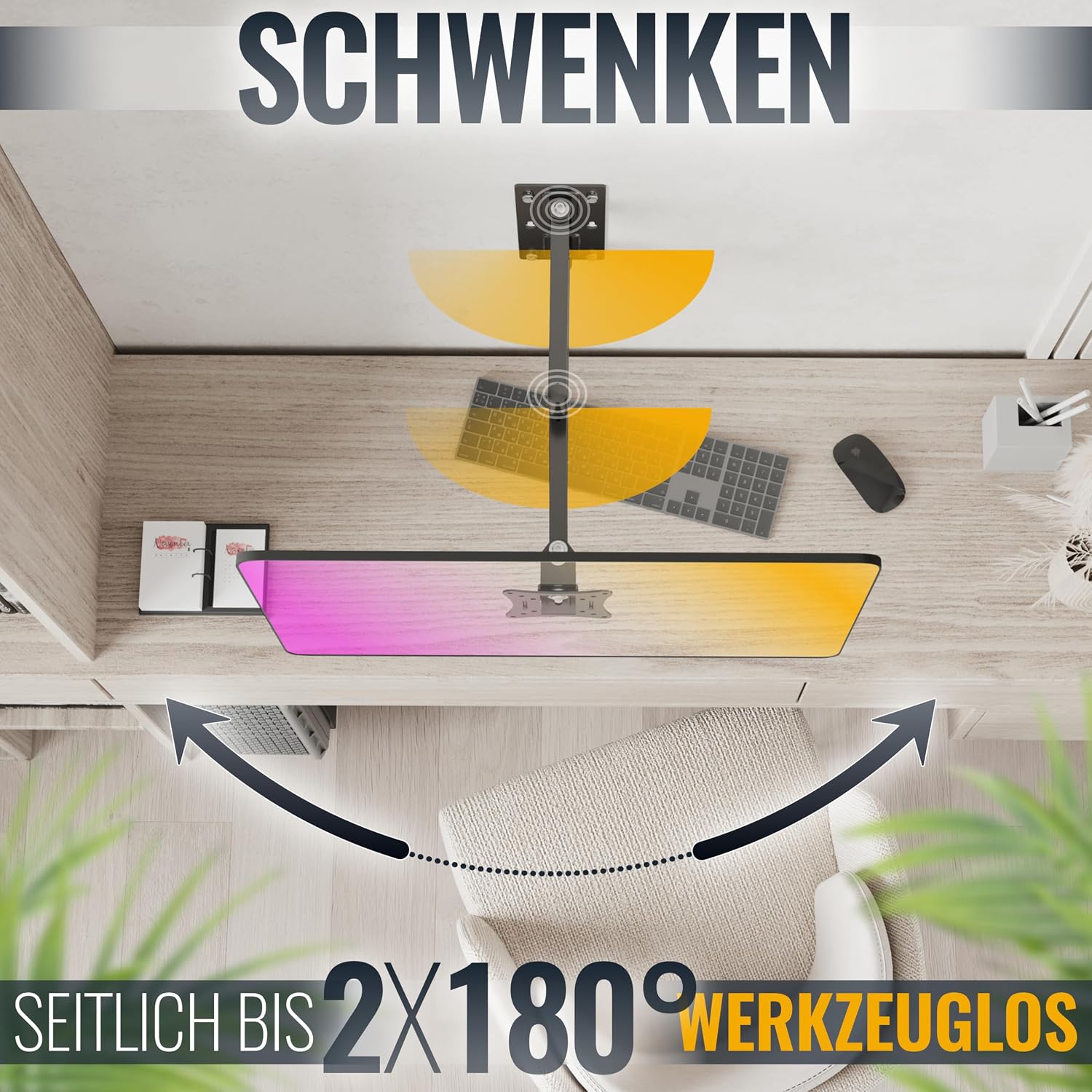 Detalle 2 de RICOO S2911 Monitorhalterung 13–34 Zoll