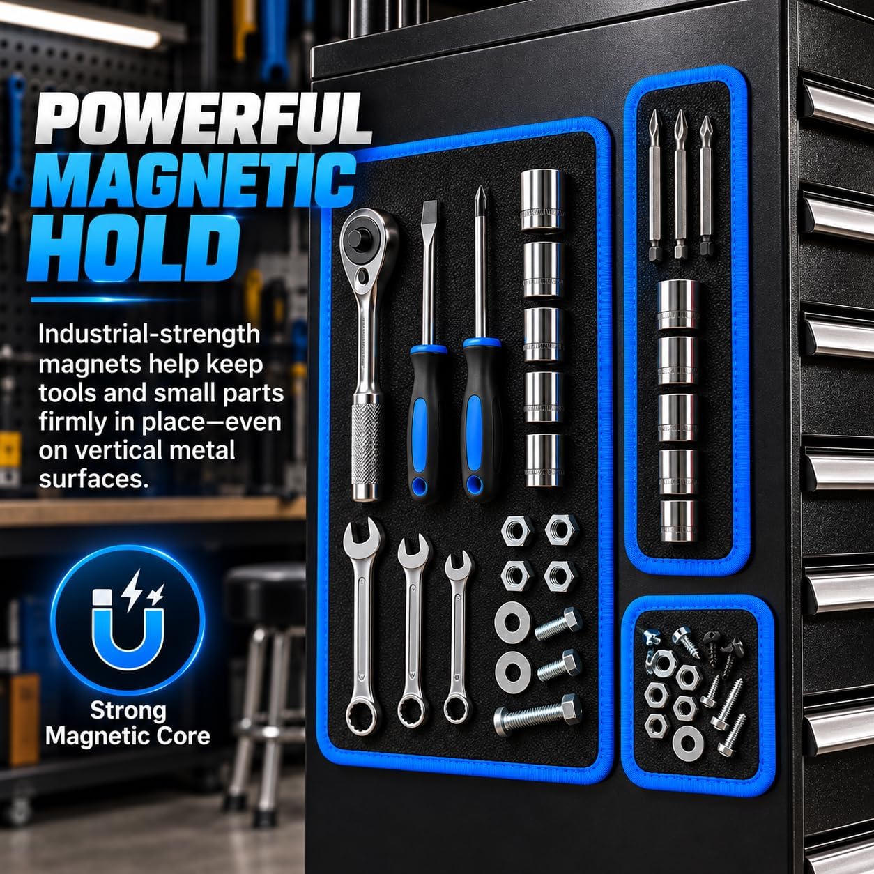 Thumbnail 3 de Faxhool Magnetic Tool Mats, 3-Piece