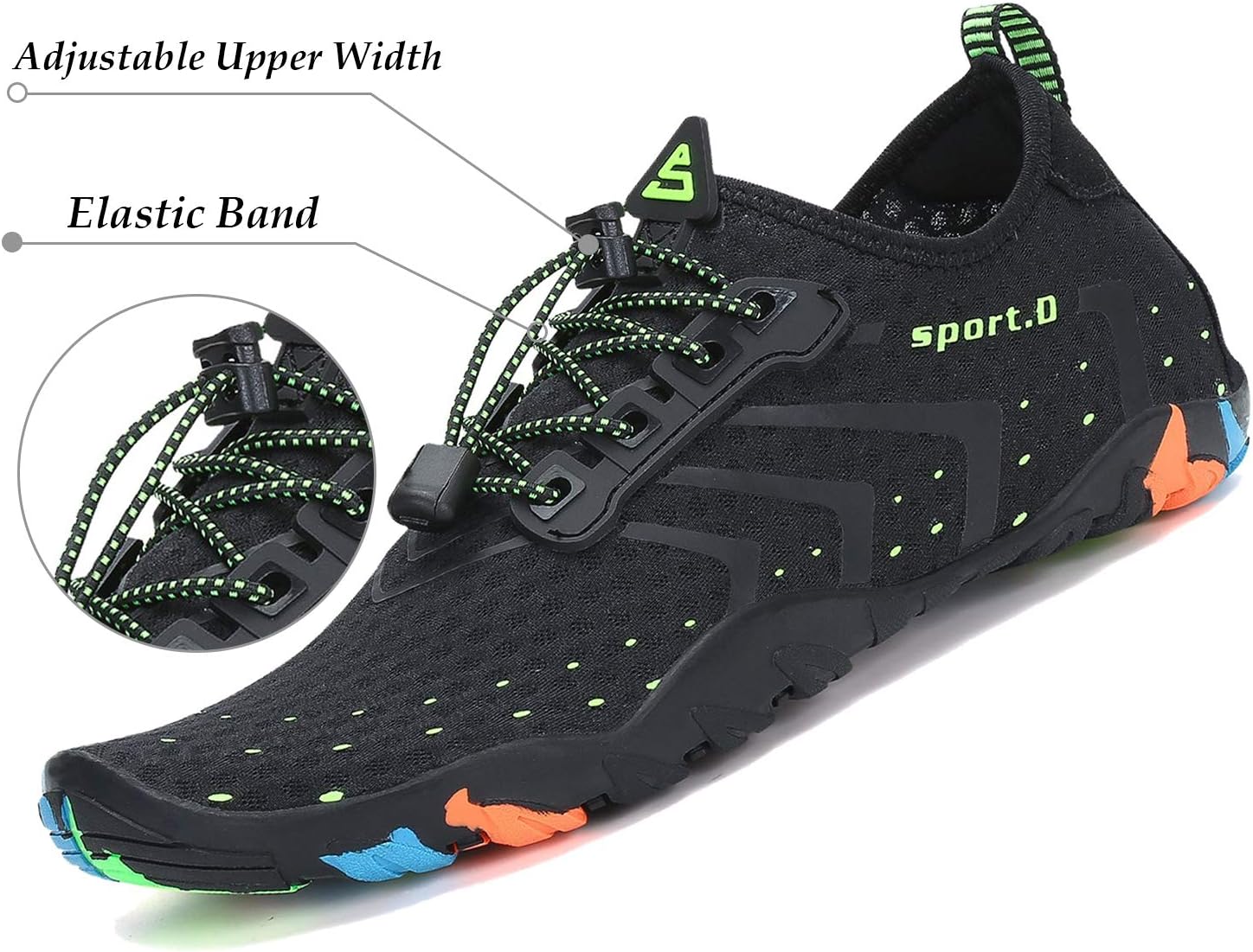 Thumbnail 2 de SAGUARO Water Shoes: Breathable, Quick-Drain Beach Shoes for Swim and Sand (UK Sizing 2.5–13)