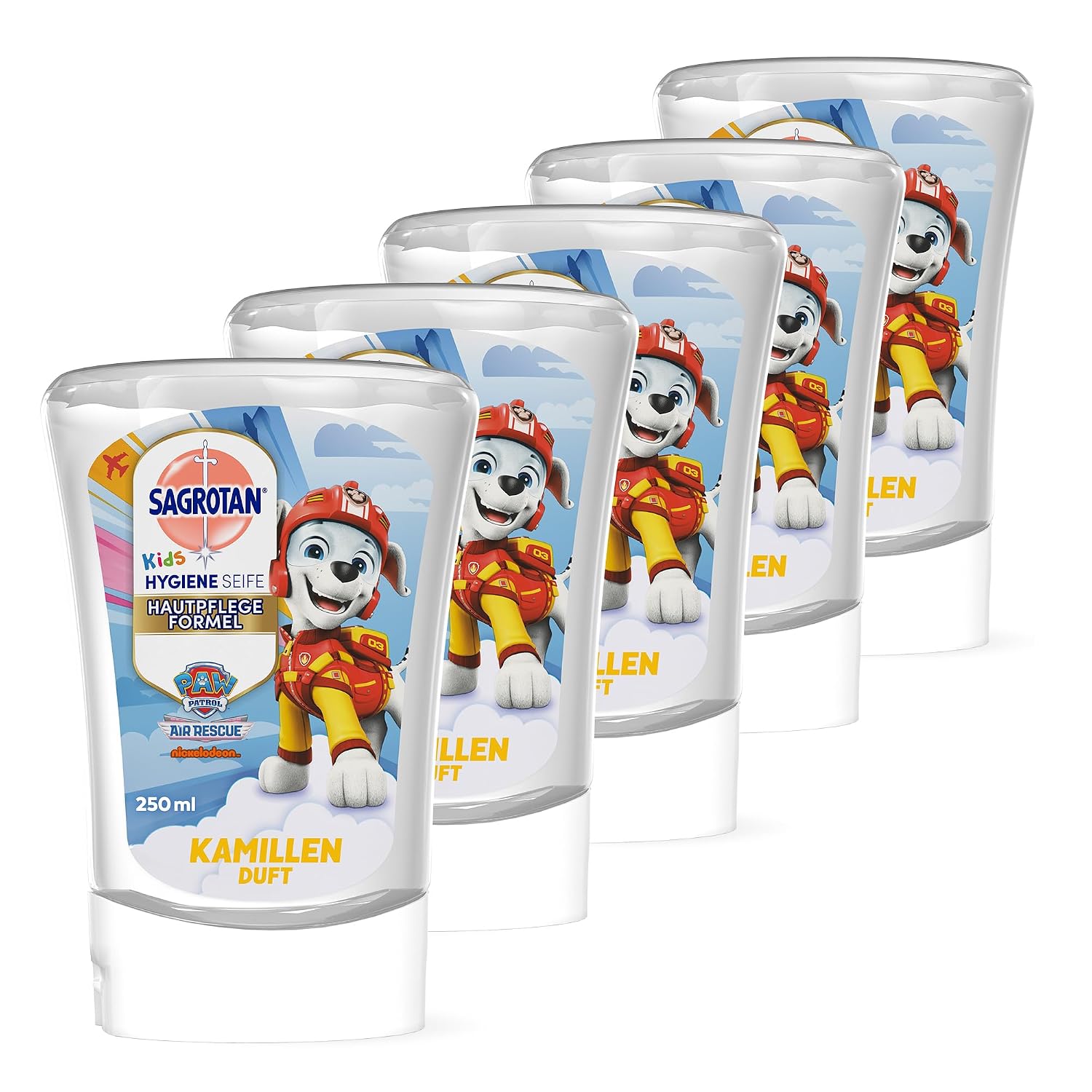 Detalle de Sagrotan Kids No-Touch Nachfüller 5 x 250 ml
