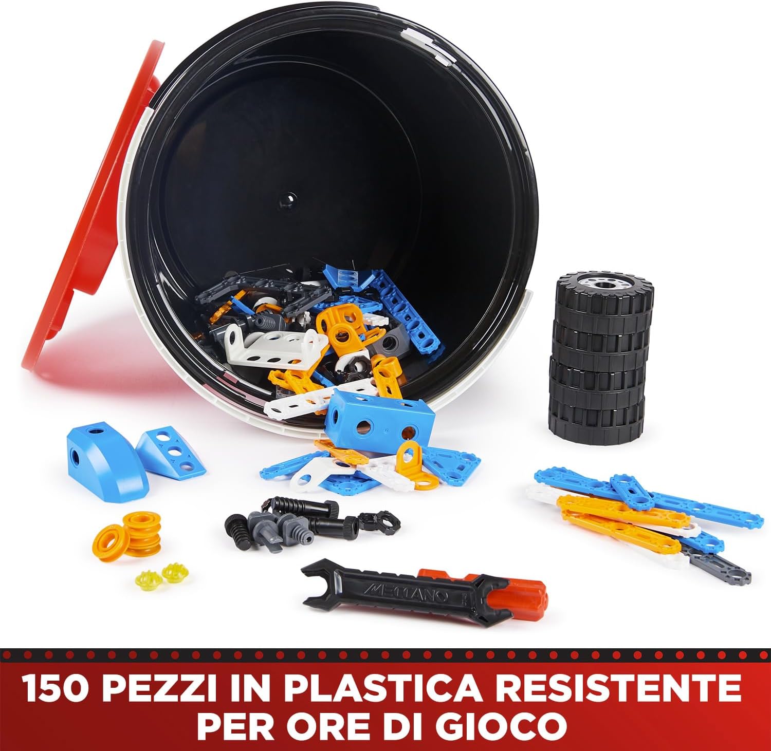 Thumbnail 2 de BANDAI Meccano Junior Barile 150 pezzi – Kit di costruzione per 5 modelli