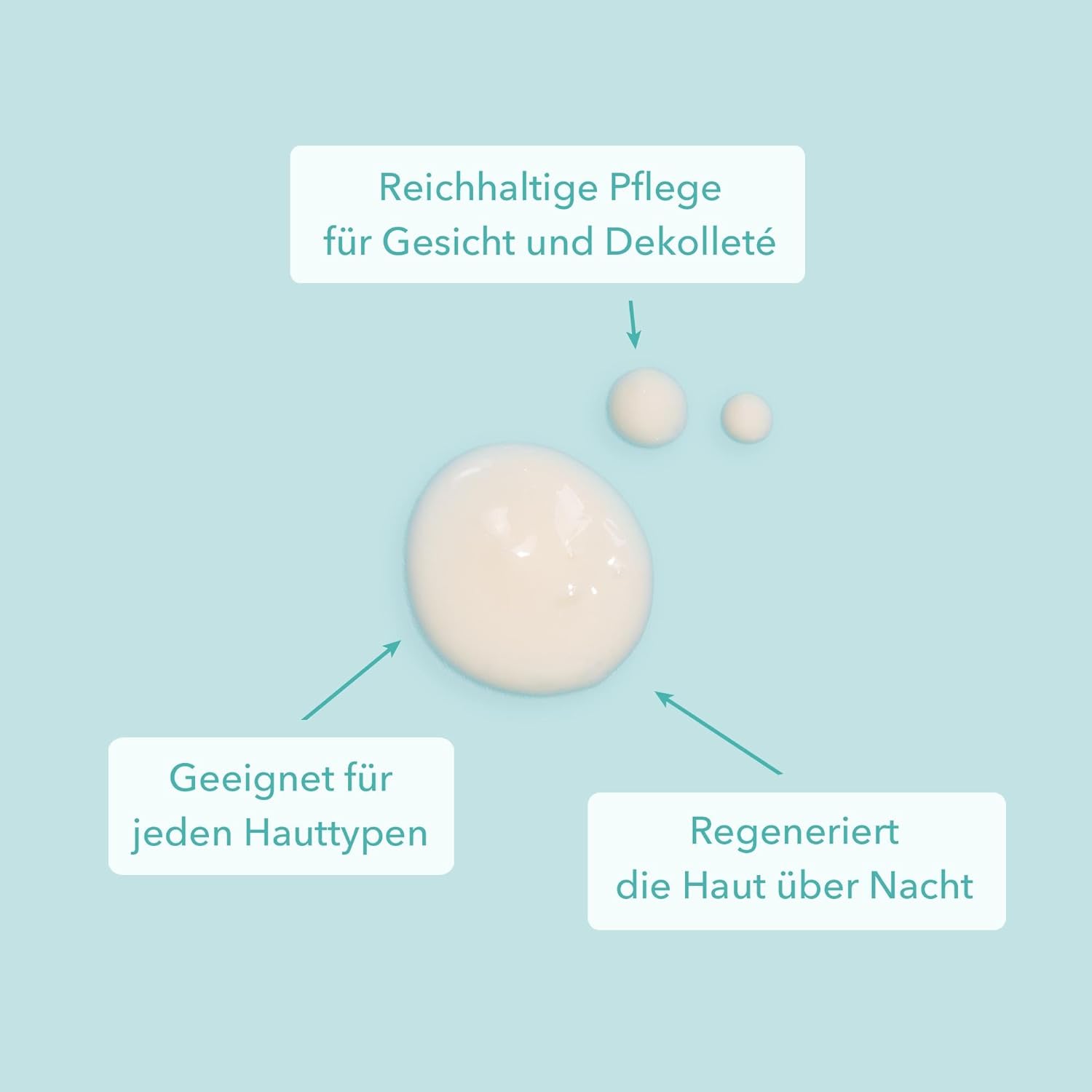 Detalle 2 de colibri skincare Night Cream 80ml mit Retinol