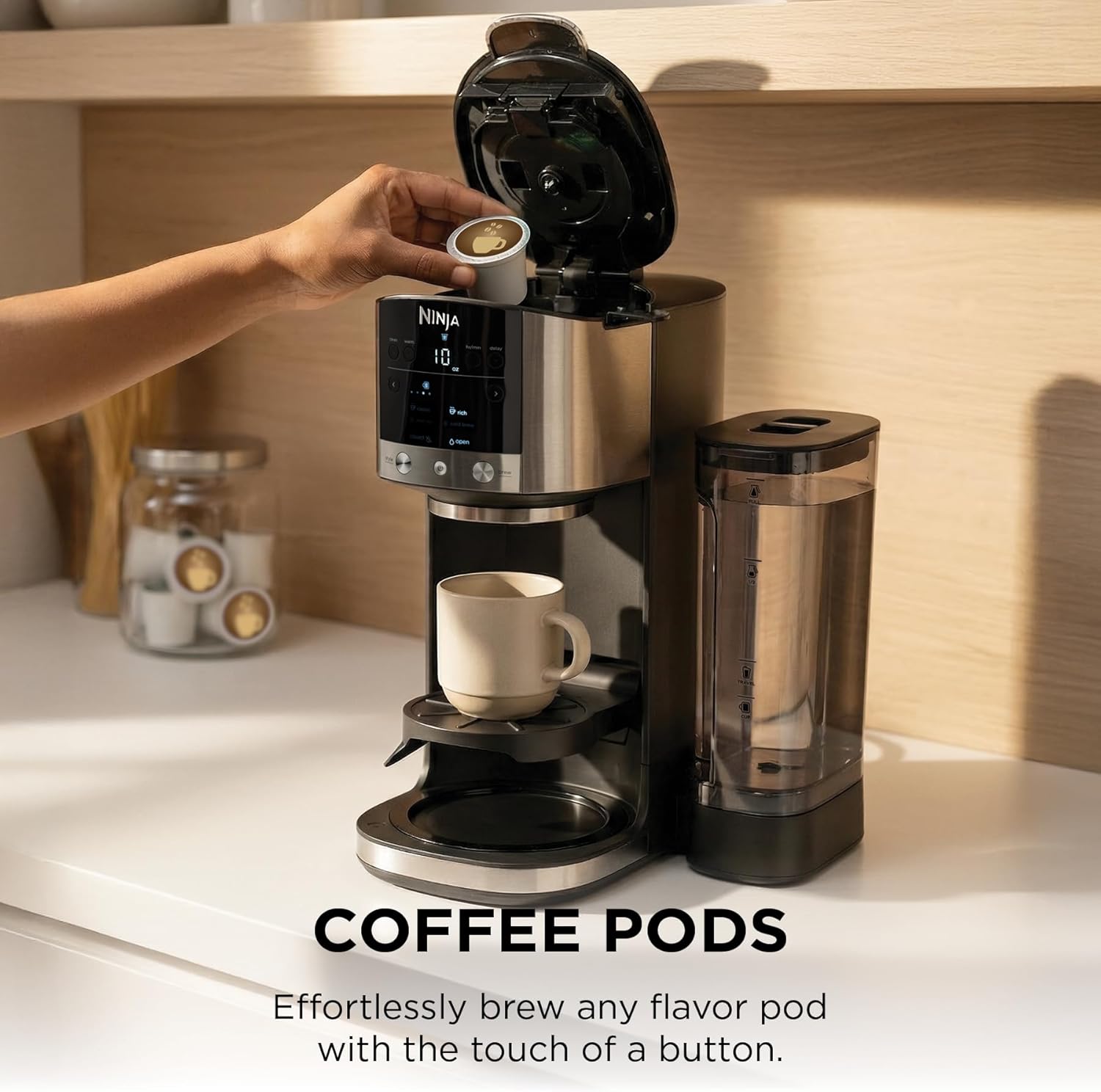 Thumbnail 2 de Ninja DualBrew Coffee Maker GP161: Grounds or Pods, Classic, Rich, Over Ice, & Cold Brew