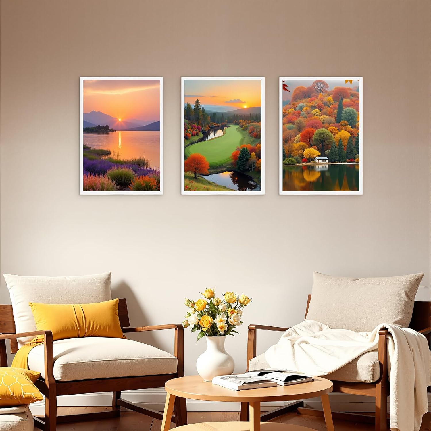 Detalle 2 de Vasemouh A3 Picture Frame (Pack of 3) – White wall-hanging frames for 29.7x42cm prints