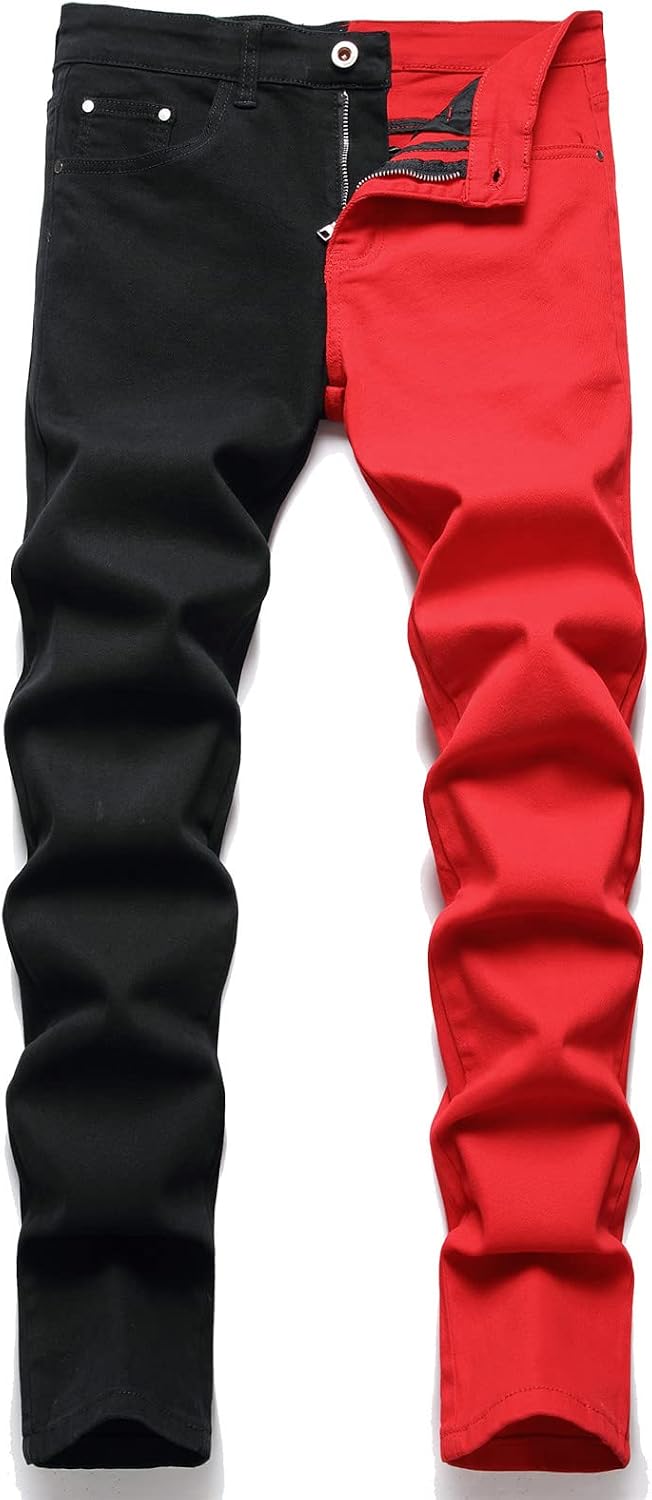 Thumbnail 4 de RXXKKK Men's Regular Slim Fit Jeans