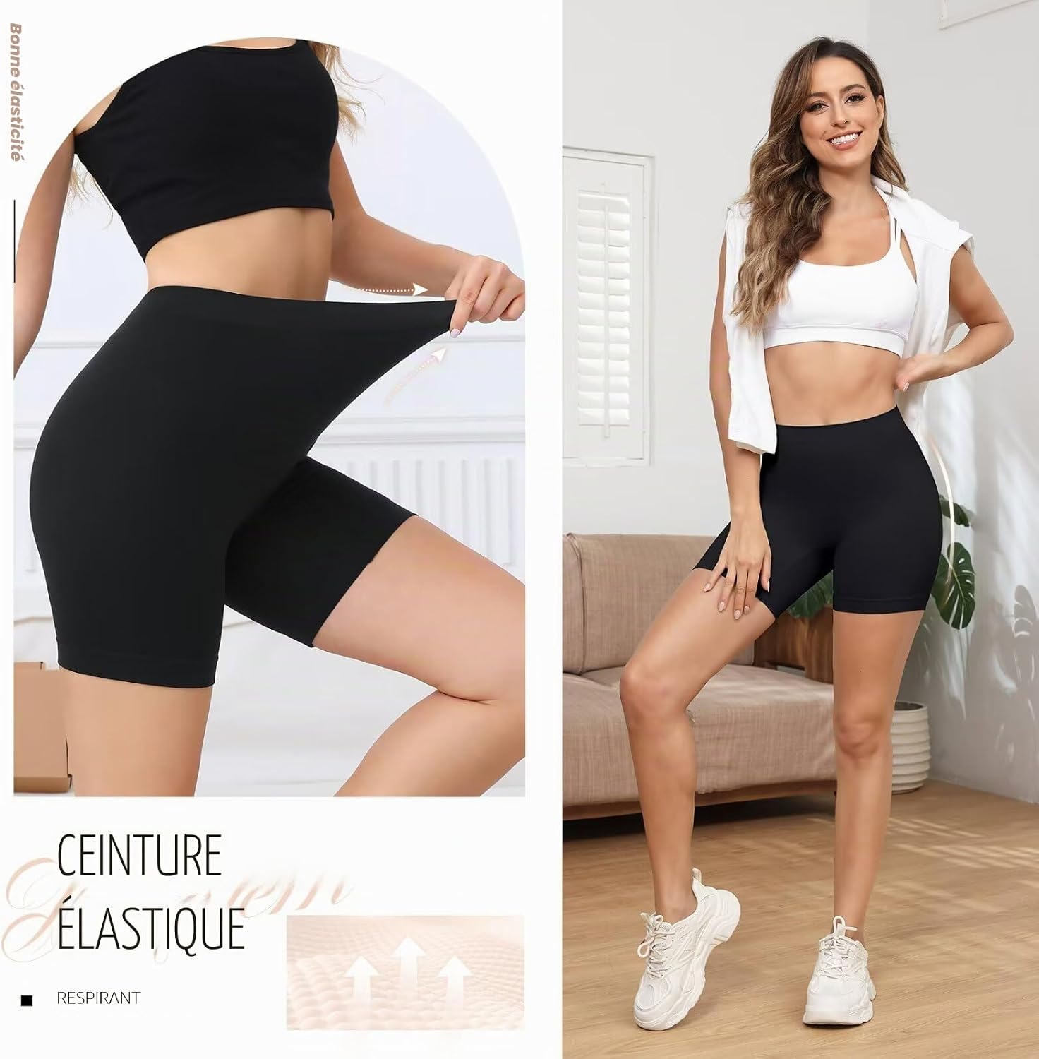 Detalle de IceReco Short Femme anti‑frottement 14 cm