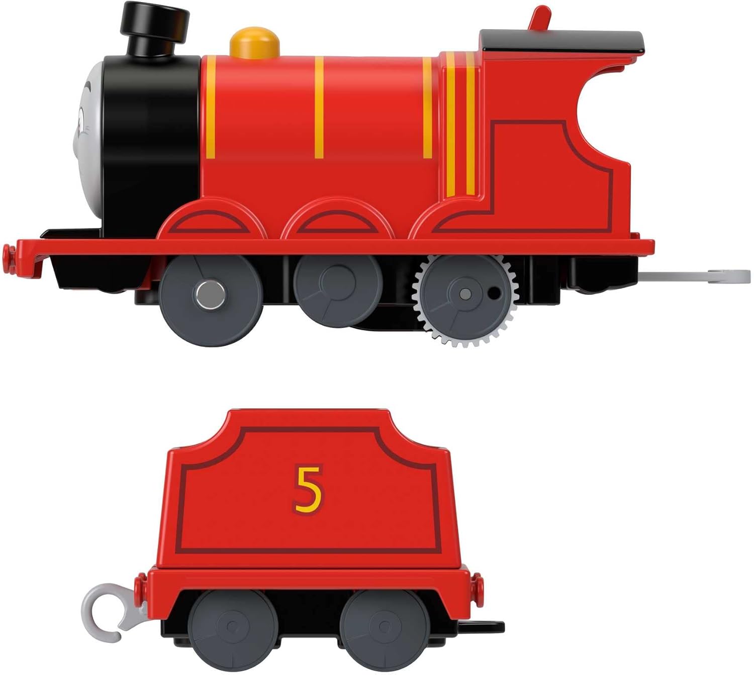 Thumbnail 4 de Thomas & Friends James Motorised Train Engine with Tender – HDY70 (Ages 3+)