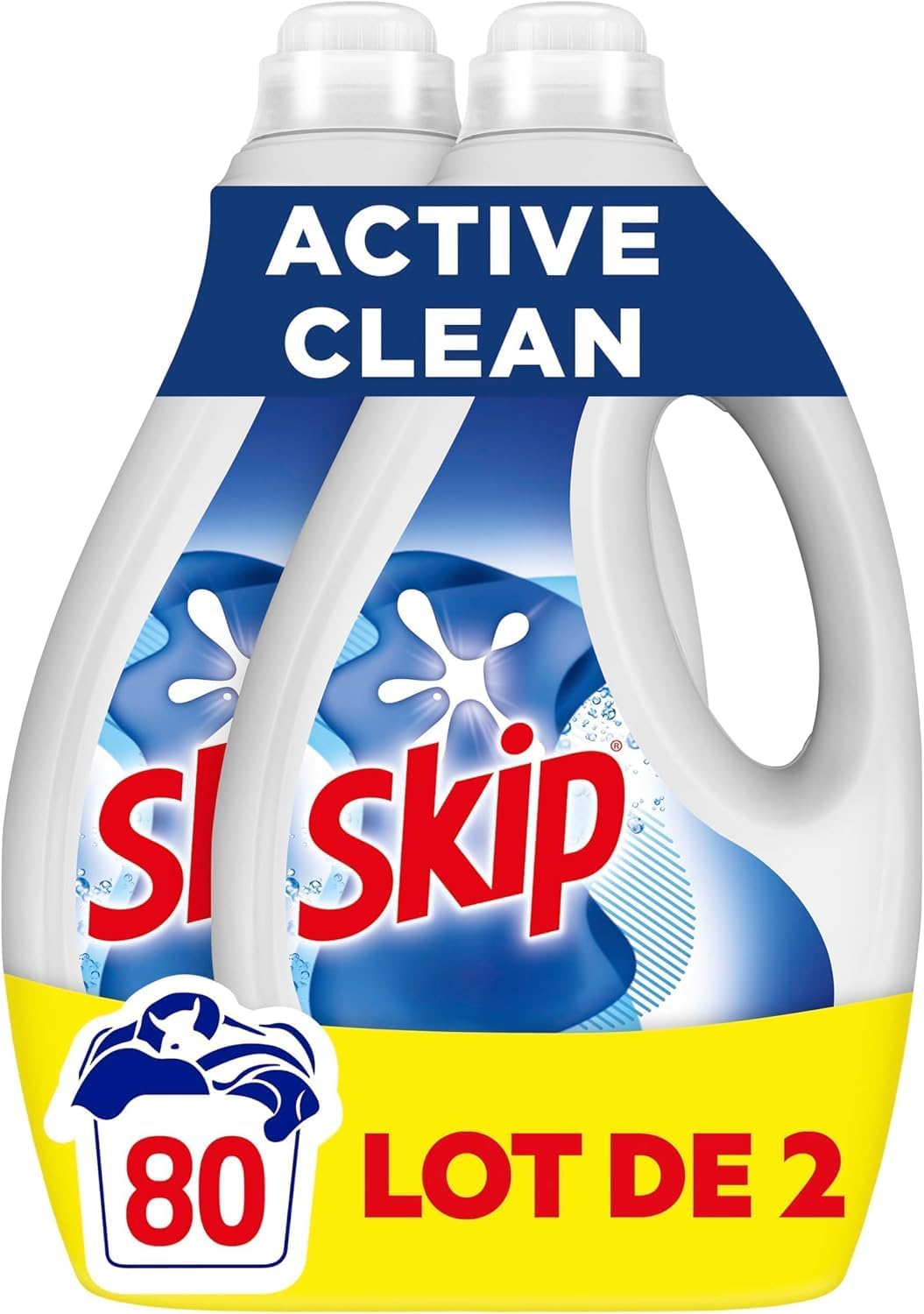 Thumbnail 1 de Skip Lessive Liquide Active Clean – Propreté Impeccable et Fraîcheur Durable (2x40 lavages)
