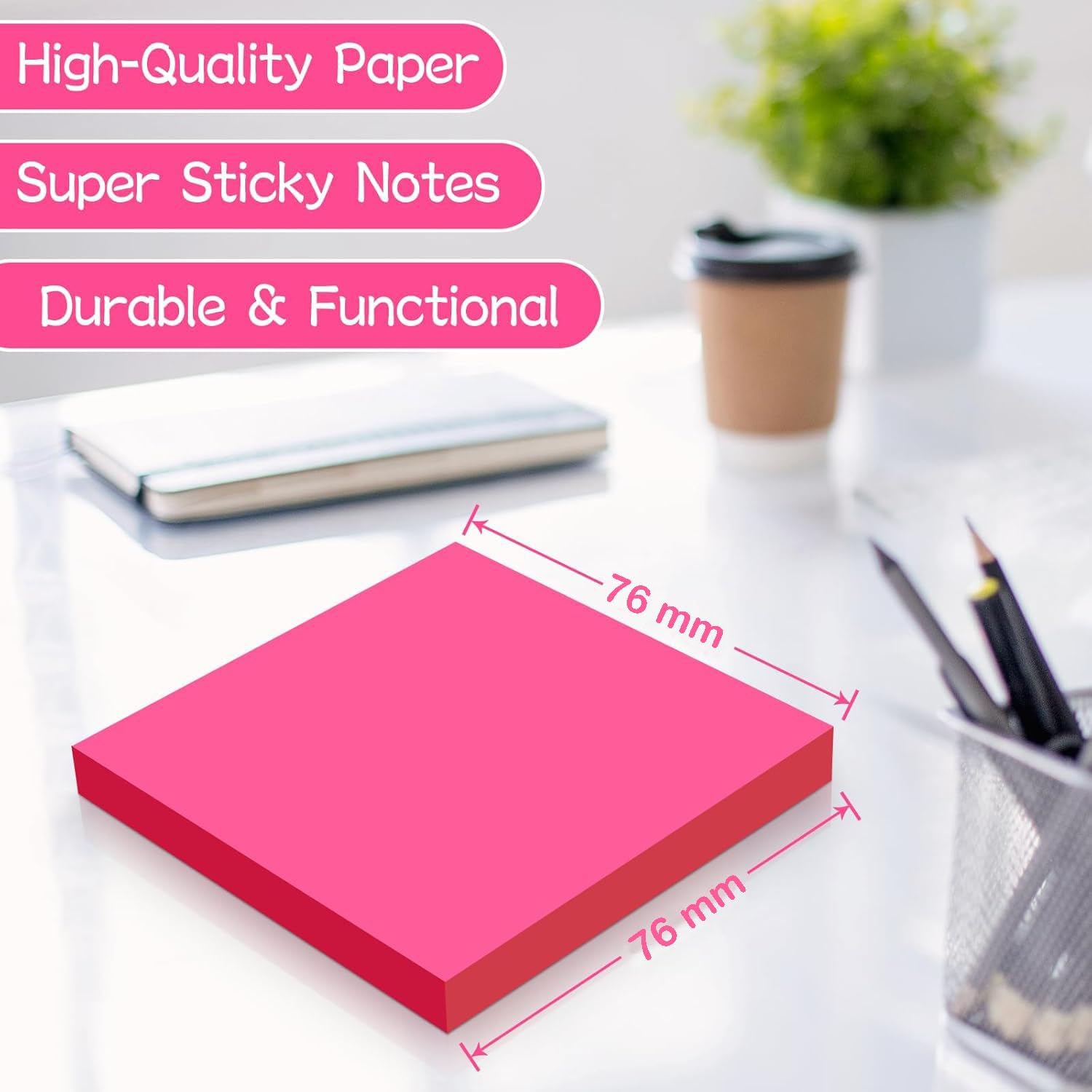 Thumbnail 1 de Post-it Notes 76 x 76 mm, 56 Sheets, Pack of 18