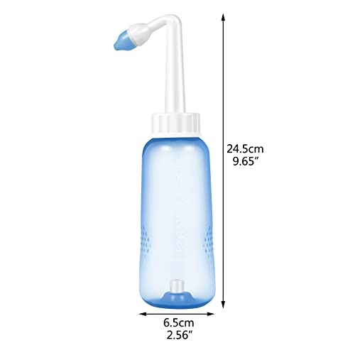 Detalle de CROING Neti Pot de 300 ml: botella para lavado nasal y rutina de irrigación