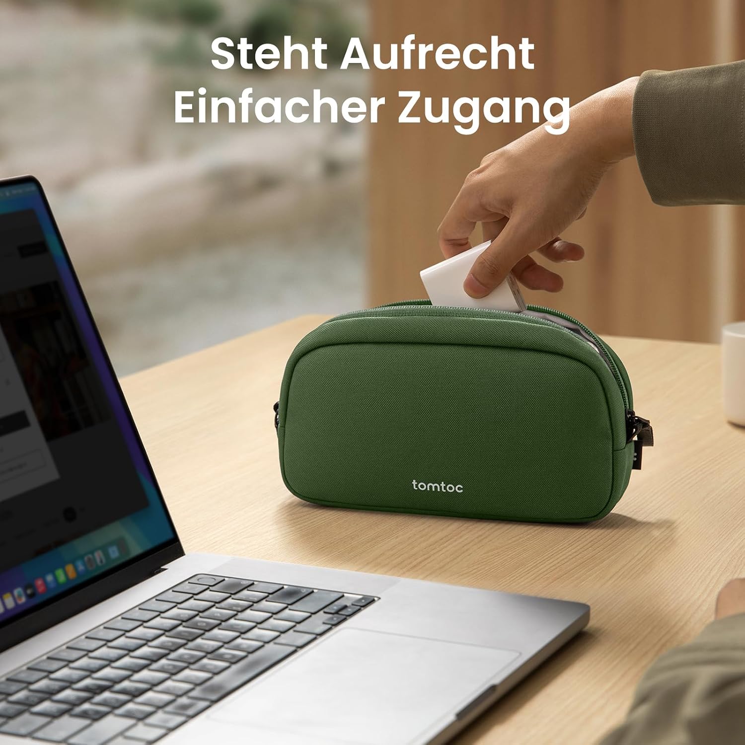Thumbnail 2 de tomtoc Kabel Organizer Tasche – kompakte EDC-Etui für Kabel, Netzteil und Reiseutensilien