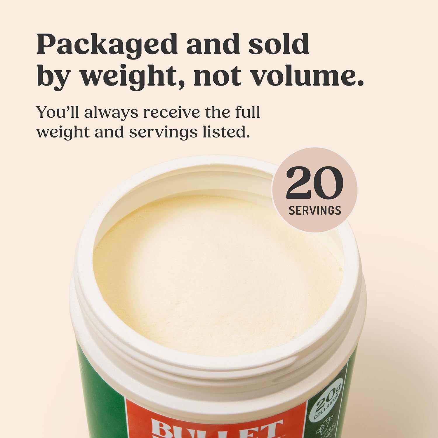 Thumbnail 5 de Bulletproof 0815709024253 Unflavored Collagen Peptides Powder, 20g per Serving