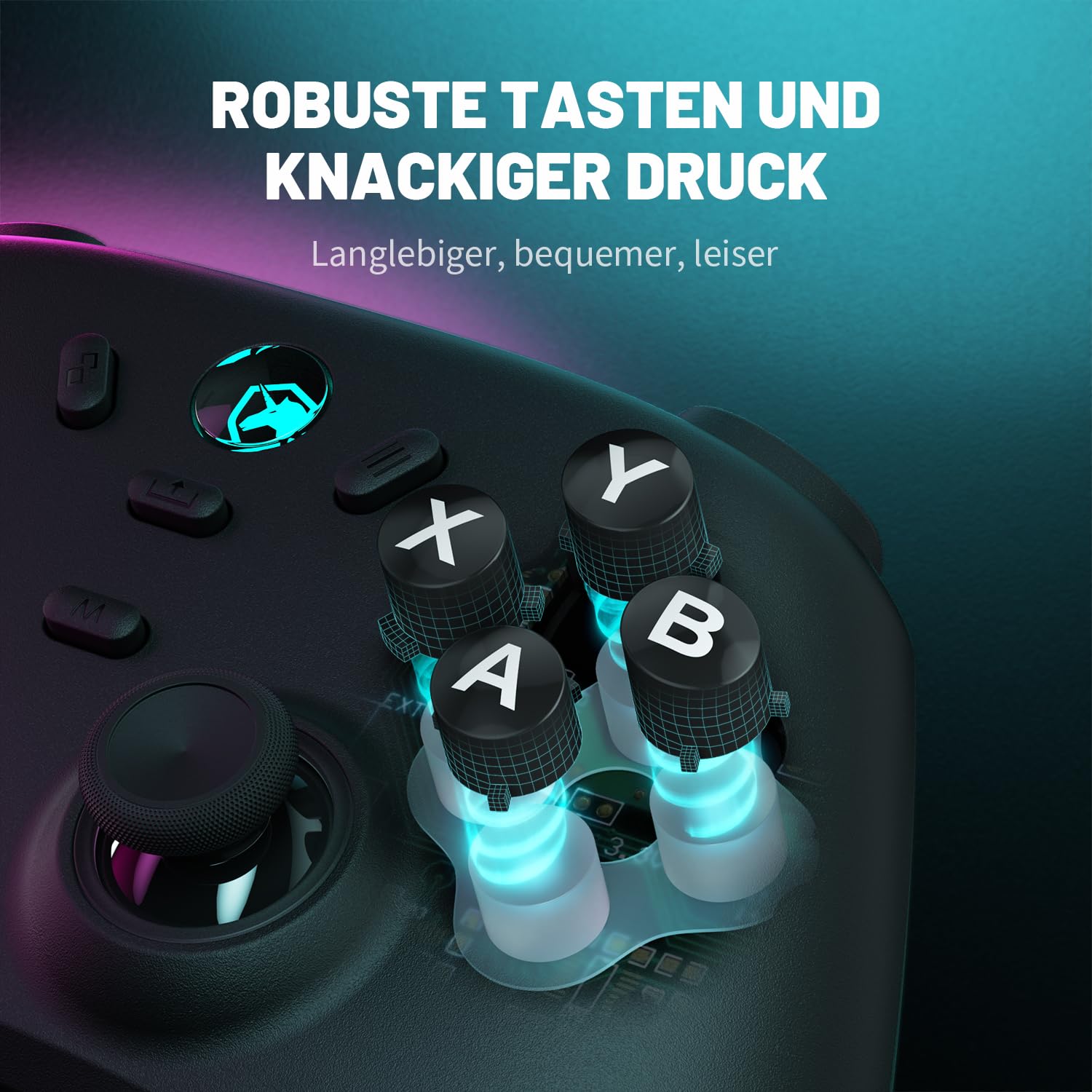 Thumbnail 5 de ECHTPower PC Wireless Controller 1000Hz Gaming-Controller