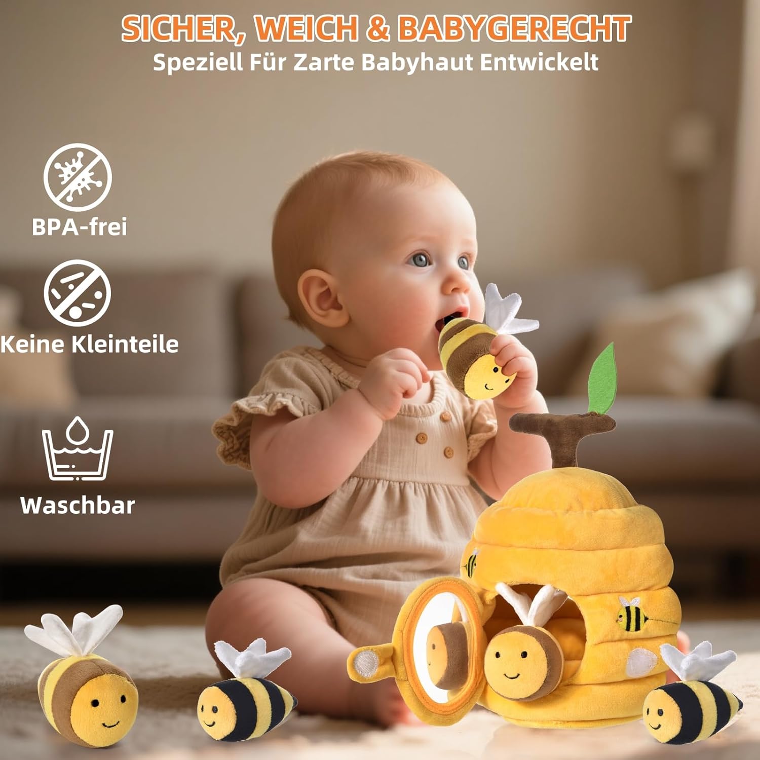 Thumbnail 4 de VORENUS Baby Spielzeug 6-in-1 Bienenstock