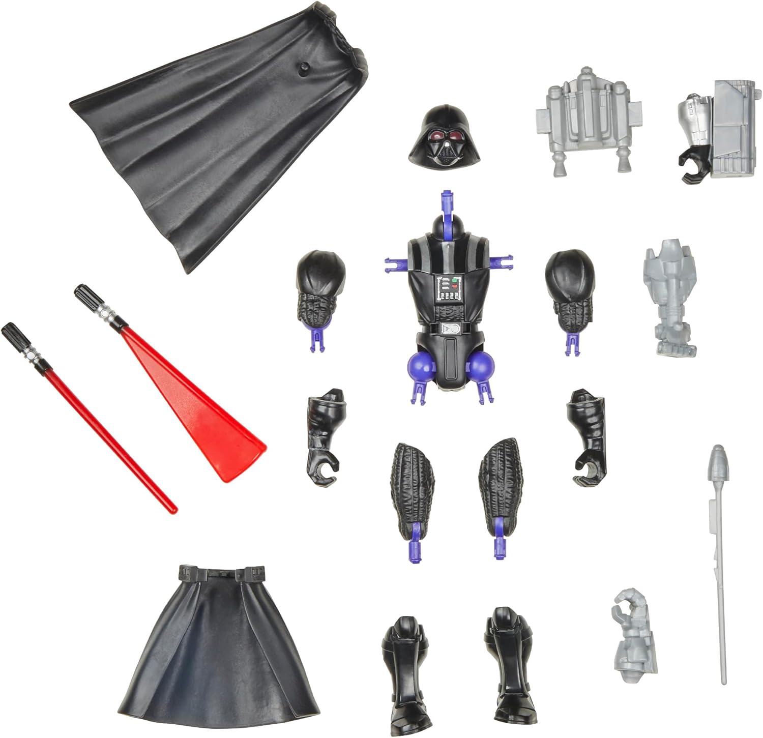 Thumbnail 4 de Star Wars MixMashers Darth Vader Customise Mix-And-Match Deluxe Action Figure & Accessories