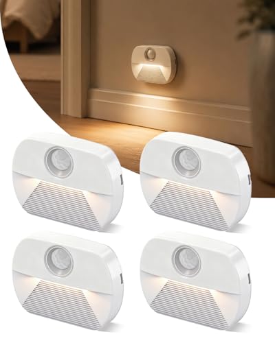 Detalle de AdalyRoma Luz Nocturna LED con Detector de Movimiento (4 Unidades)