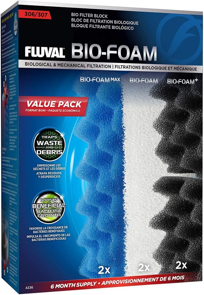 Fluval 306/307 Filter Media Bio-Foam Value Pack