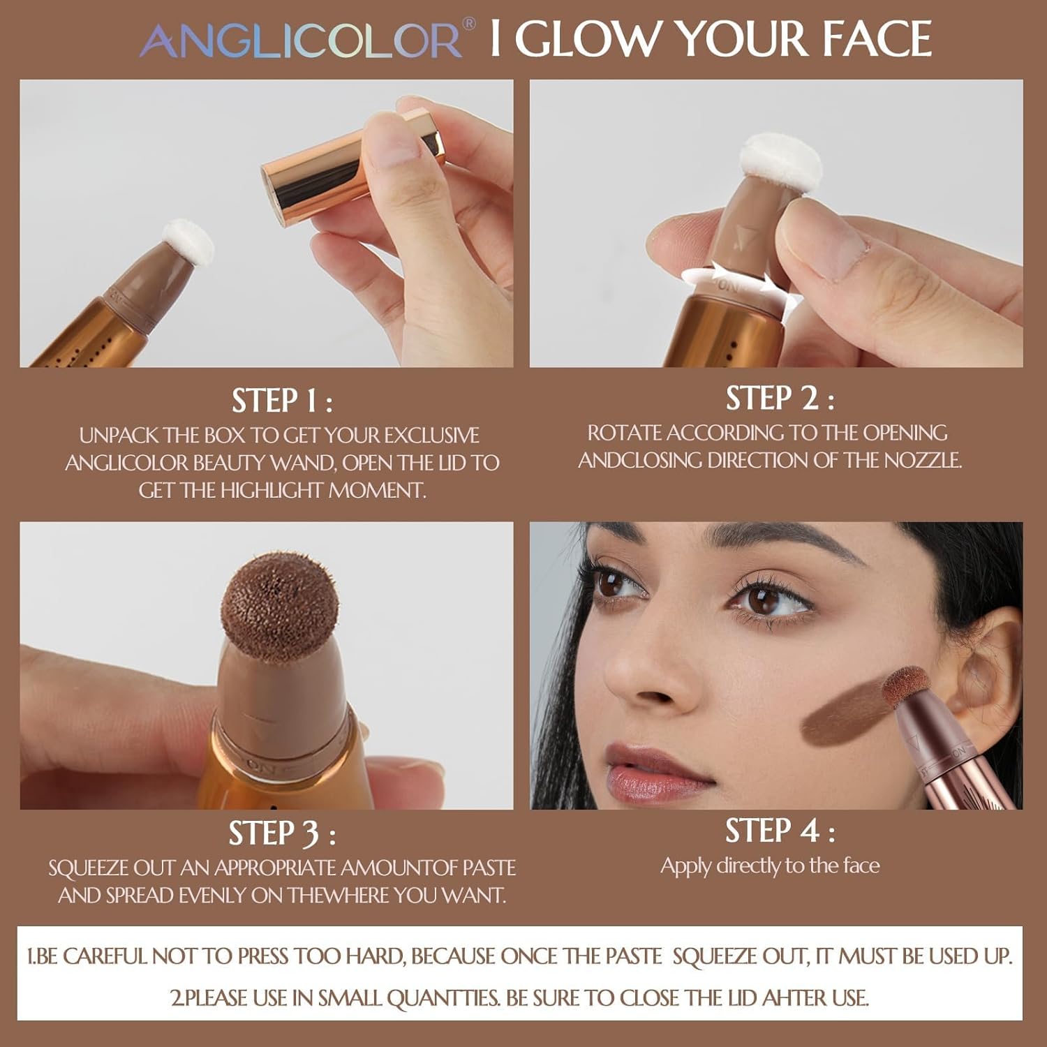 Thumbnail 4 de Anglicolor Contorno Líquido con Aplicador, Maquillaje Natural✨