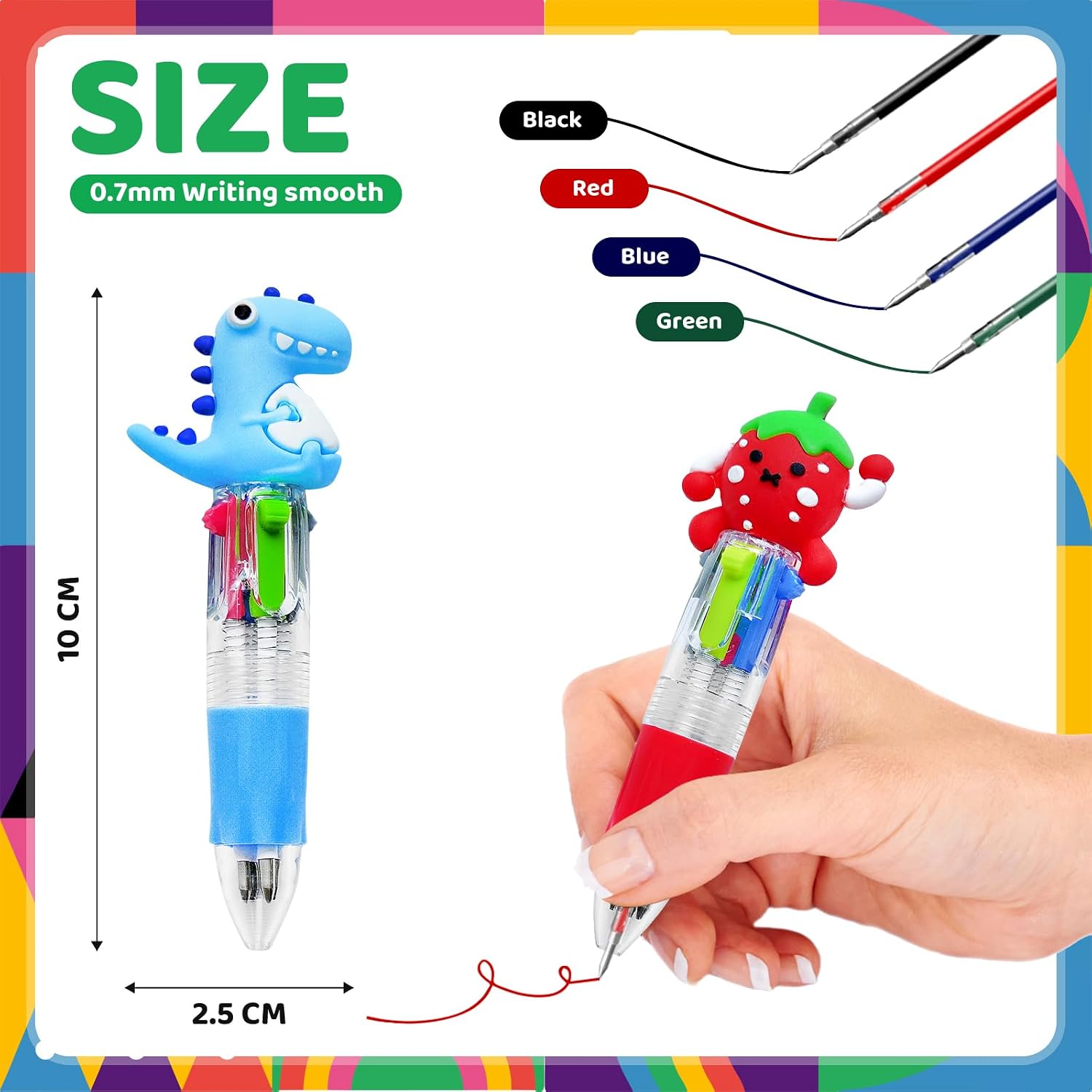 Detalle de KIDRENFUN Party Bag Fillers 24 mini pens