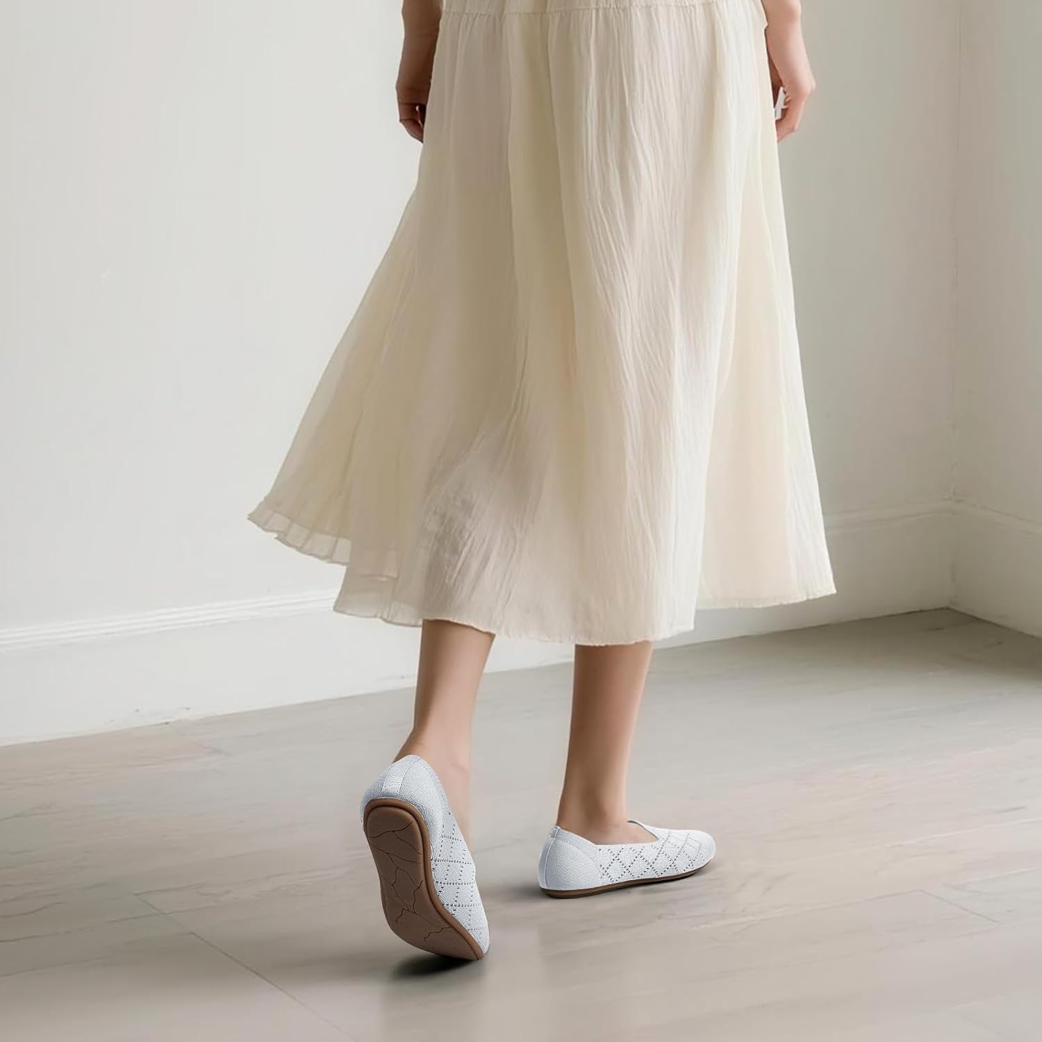 Detalle 2 de Puxowe Bequeme Ballerinas Memory-Foam