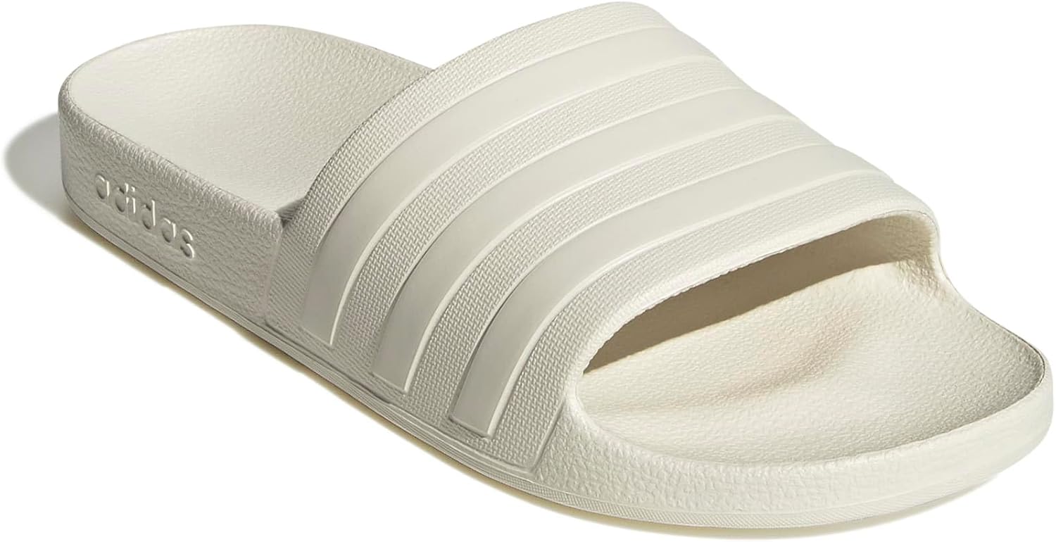 Detalle de adidas Damen Adilette Aqua Slides Sandal – Off White, Größe 40,5 EU