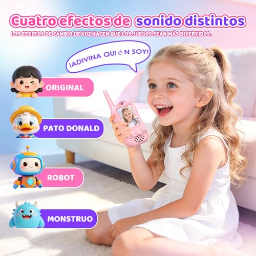 Detalle de iKidiki Walkie Talkie Niños Recargable con videollamada y cámara: análisis práctico para padres y regalos