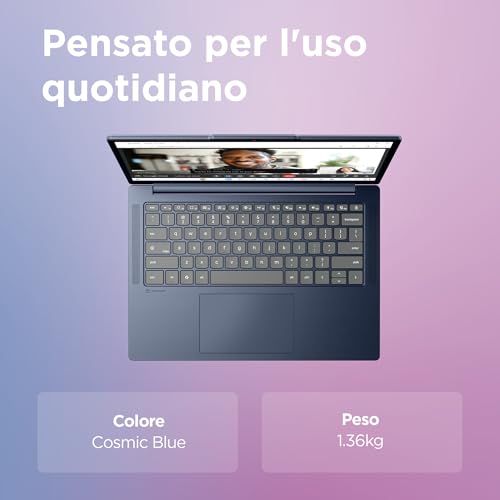 Thumbnail 7 de Lenovo Chromebook 14" Notebook IPS WUXGA – 64GB SSD, 4GB RAM, Wi‑Fi 6E, ChromeOS