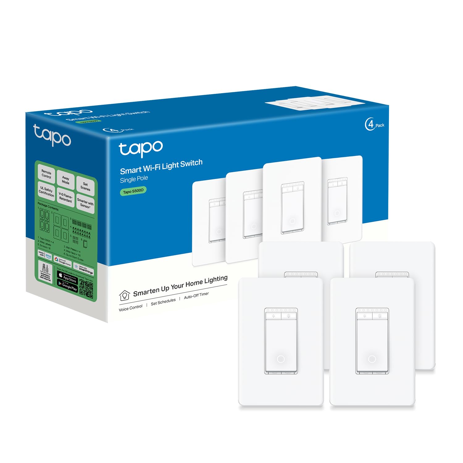 Thumbnail 6 de TP-Link Tapo S500 Smart Light Switch 4-pack