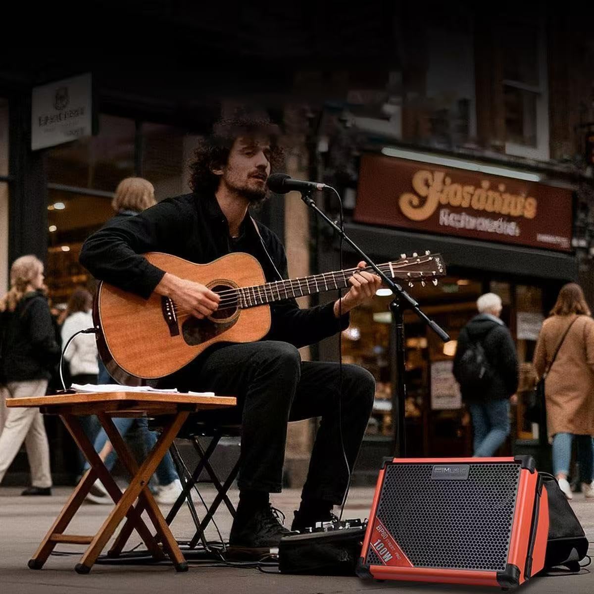Thumbnail 5 de Coolmusic BP80 100 W Akustikgitarren‑Verstärker