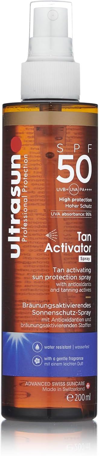 Ultrasun Body Tan Activator SPF50 Sunscreen 200ml
