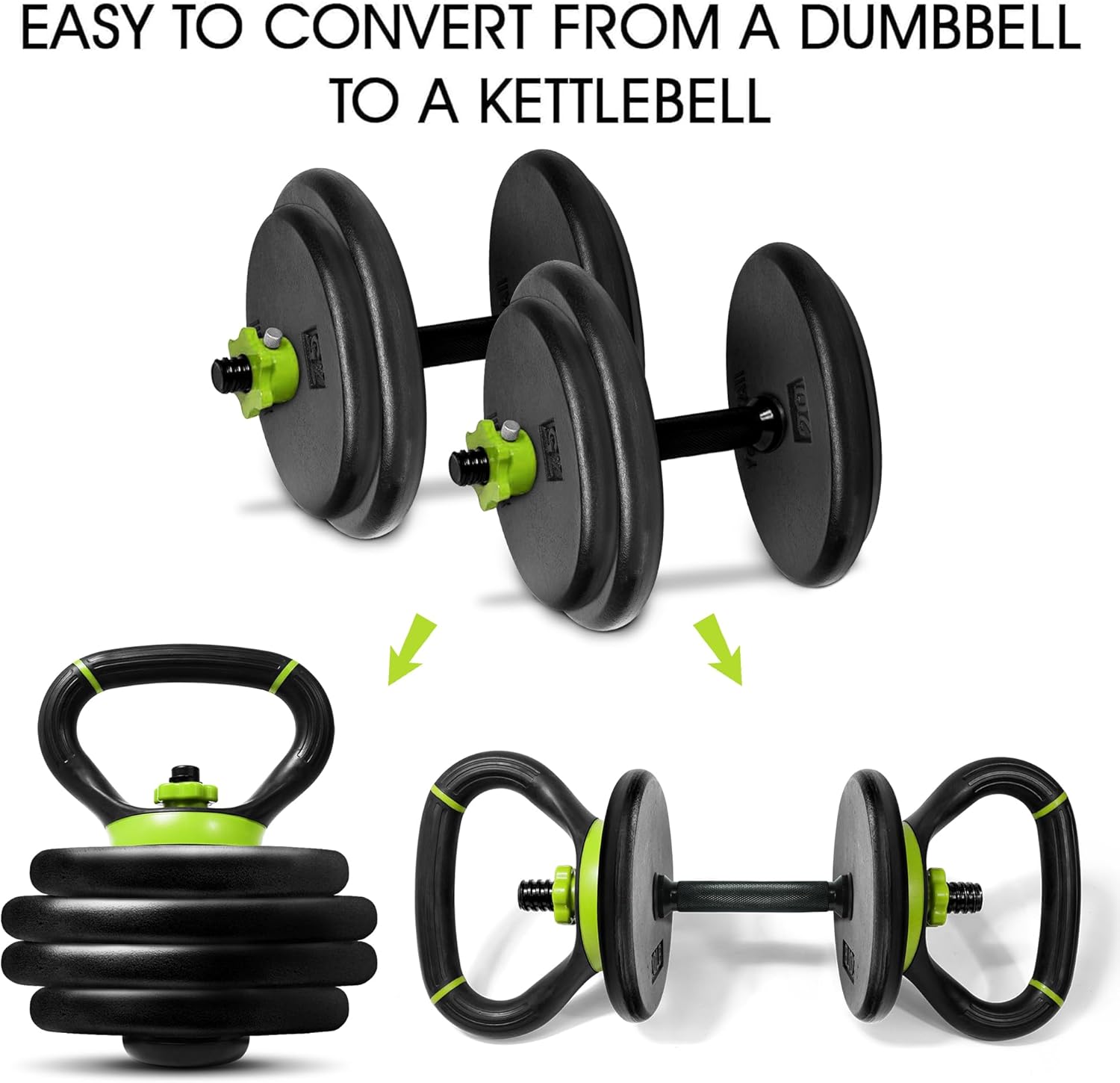 Detalle de Yes4All impugnatura regolabile per kettlebell: convertitore di piastre di peso