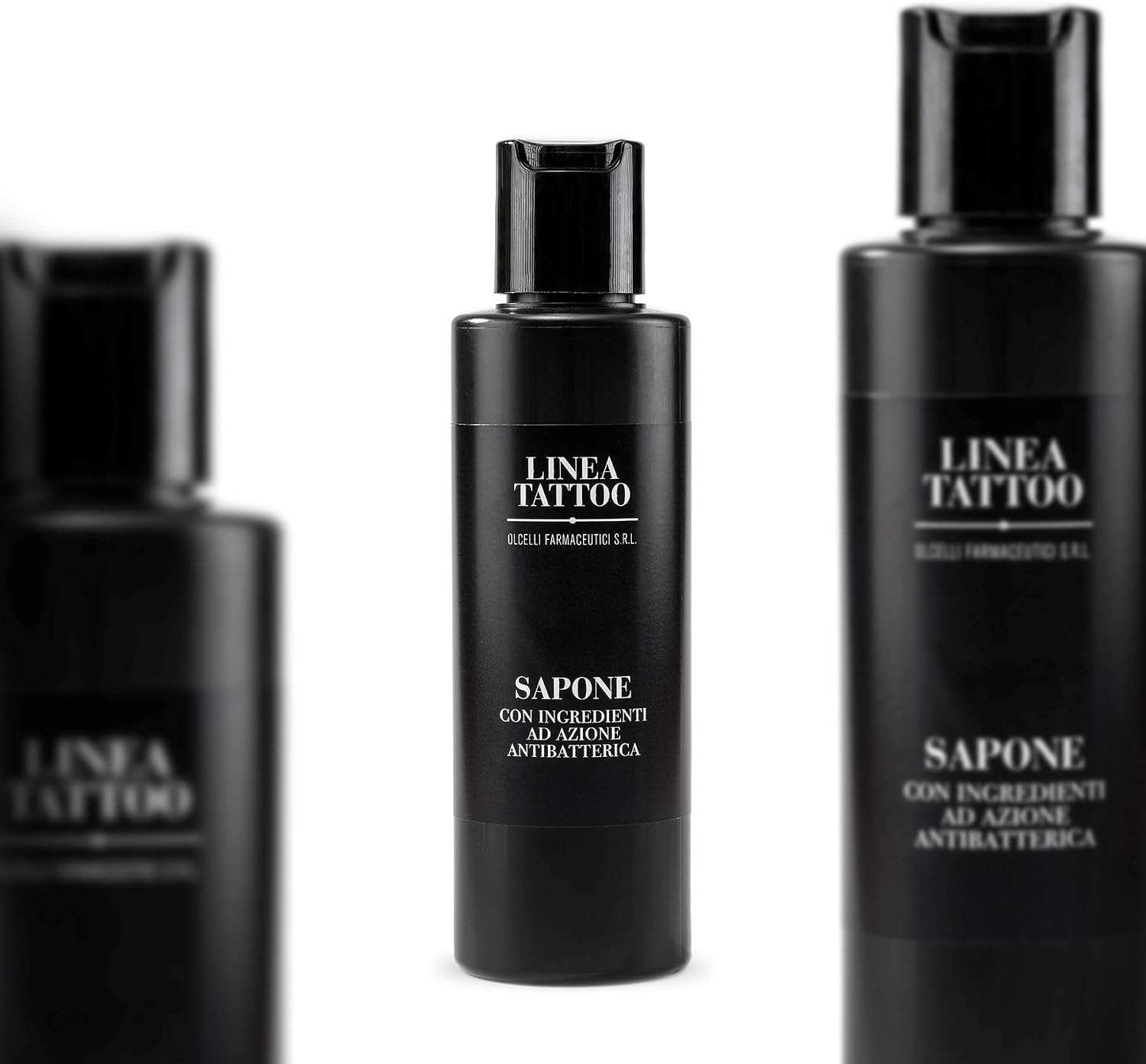 Detalle 2 de Line Tattoo Sapone con Ingredienti ad Azione Antibatterica con Tea Tree, Albero del Tè – 125 ml
