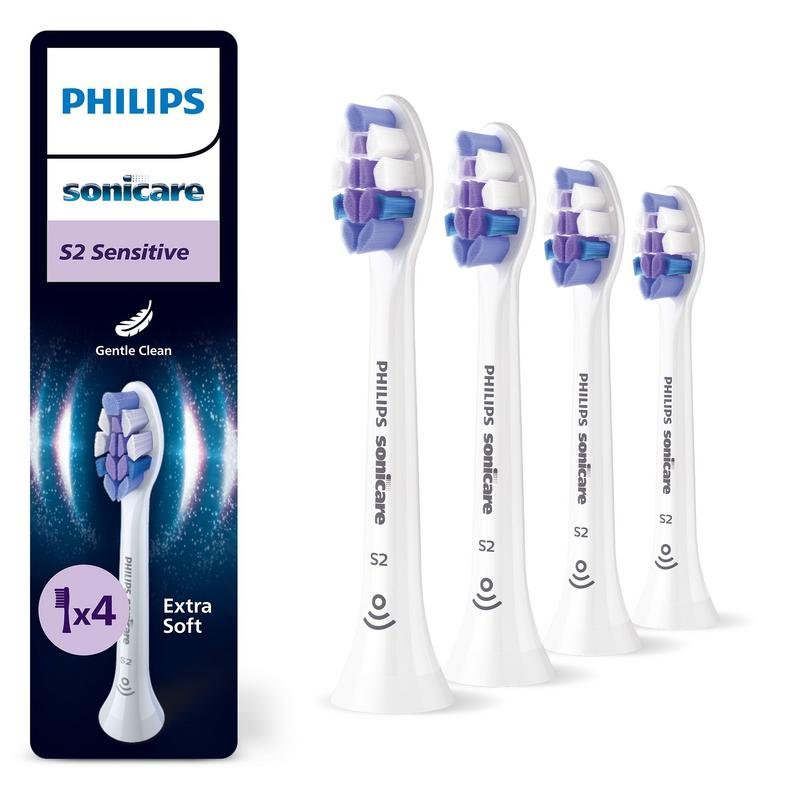 Thumbnail 1 de Cabezal Philips Sensitive HX6054/87 Blanco Pack 4 Extra Suave para Sonicare
