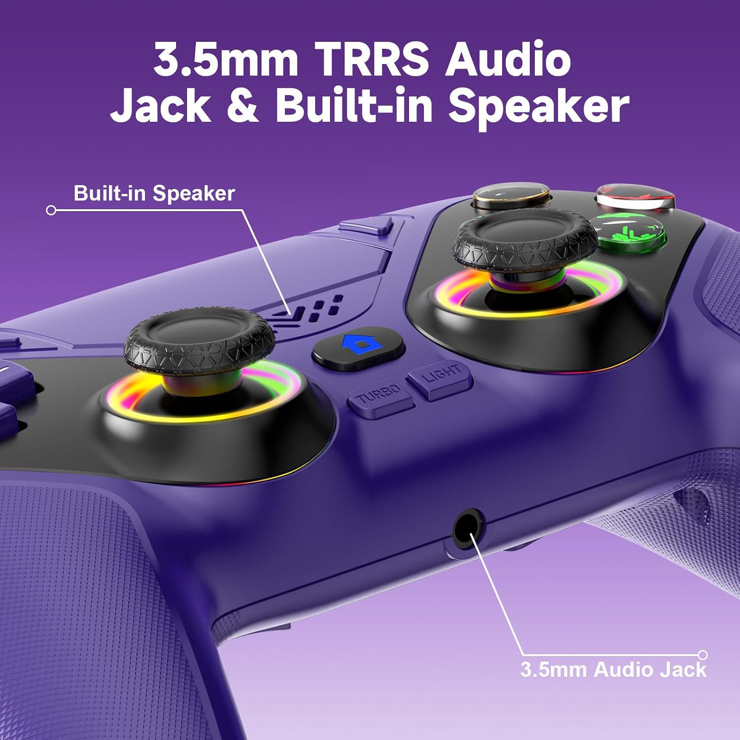 Thumbnail 4 de Nonbliep RGB Wireless Controller for PS5/Pro/Slim/PC review