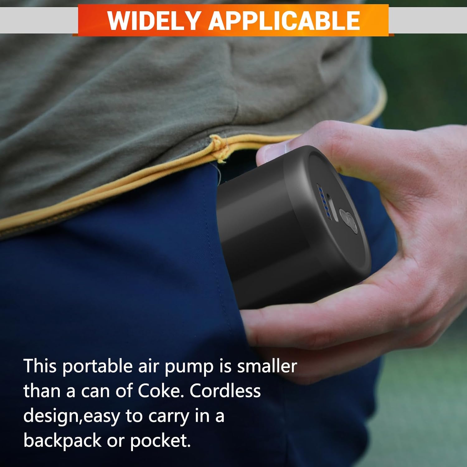 Detalle 2 de ytorgr Portable Electric Mini Air Pump for inflatables (rechargeable, Type-C)