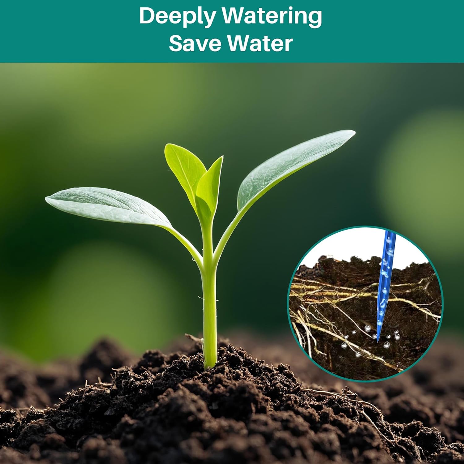 Thumbnail 3 de Biling Solar Bewässerungssystem 15 m mit Timer – automatische Tropfbewässerung für 12–20 Töpfe