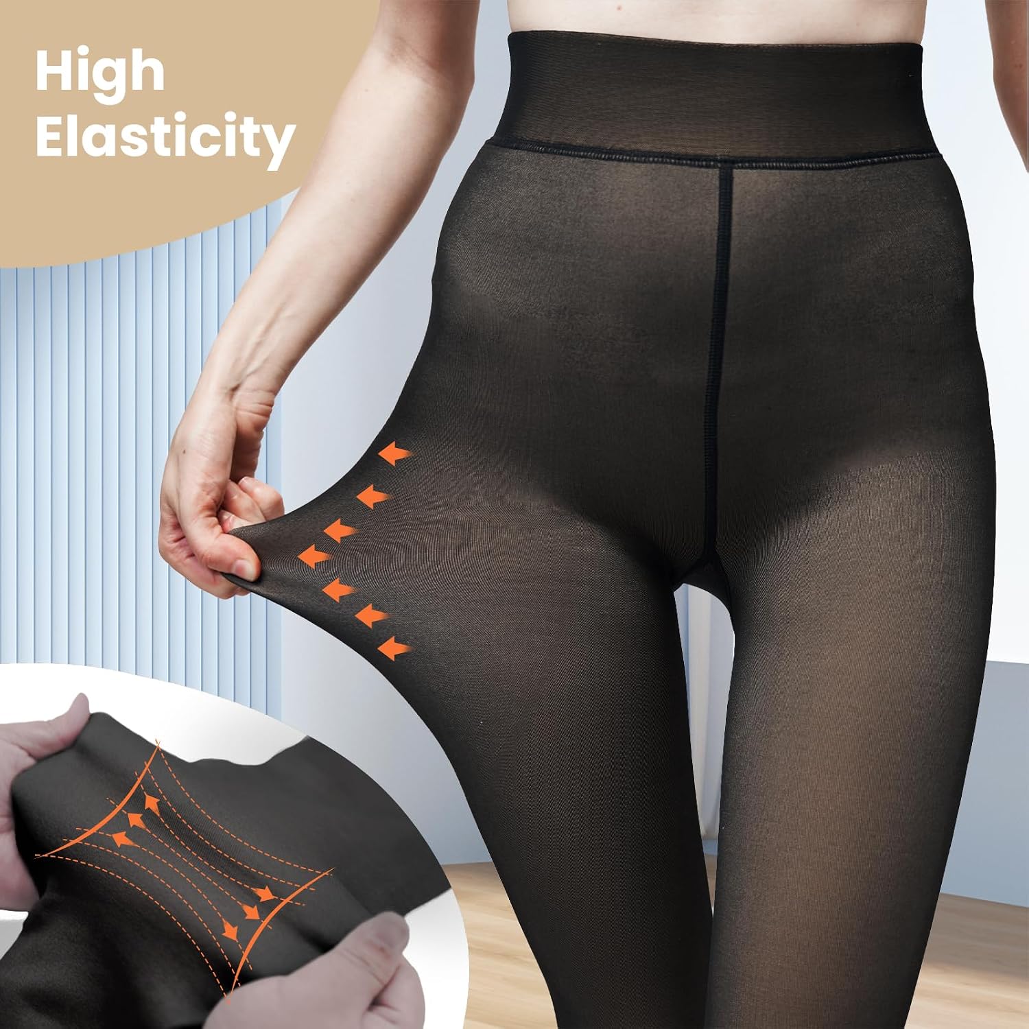 Detalle de X-CHENG Fleece Lined Tights 220g