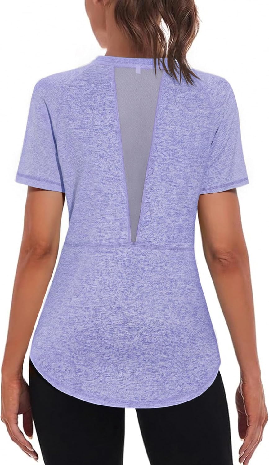 Thumbnail 4 de Gyabnw Women's Gym Shirts Short Sleeve Quick‑Dry Tops