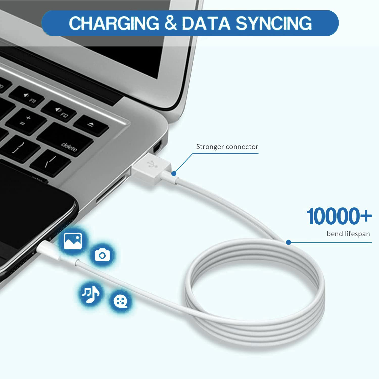 Thumbnail 4 de Apple iPad Charger 12W with 6.6ft Lightning cable