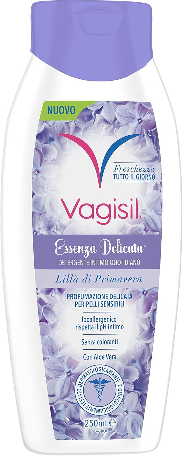 Detalle 1 de Vagisil intimtvättgel med vit jasmin, aloe vera och pH-anpassning, 250 ml