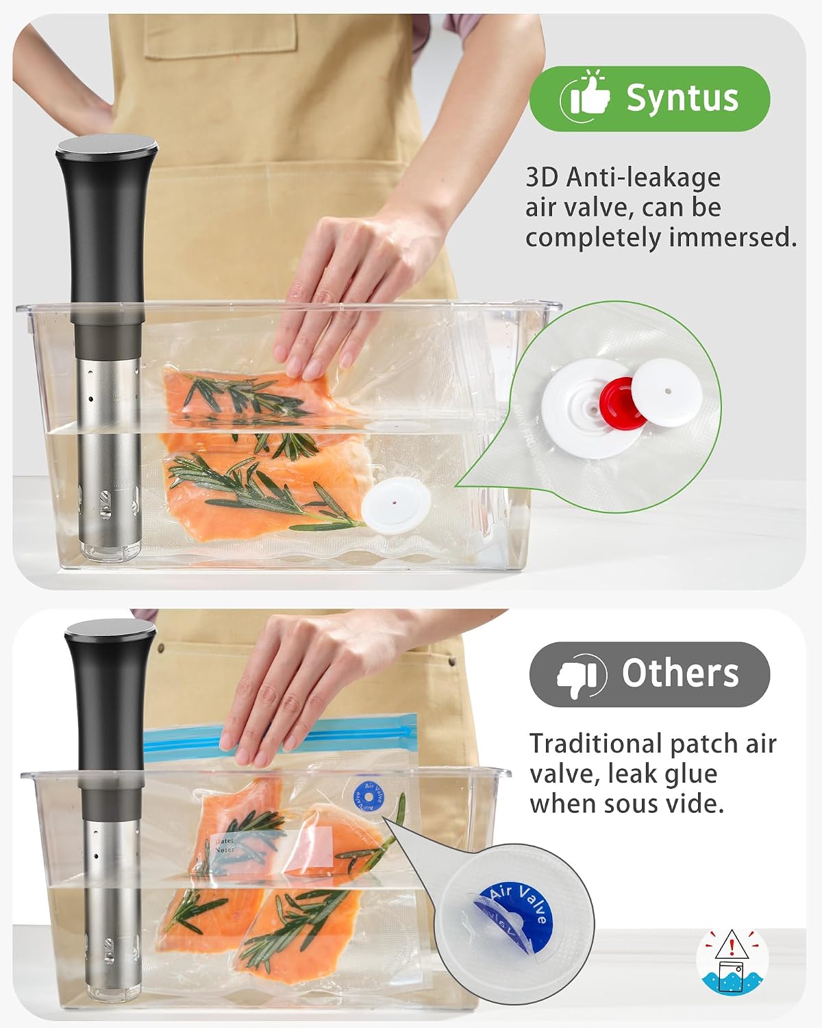 Detalle de Syntus Vacuum Sealer Bags 60 pcs ๐ฑ