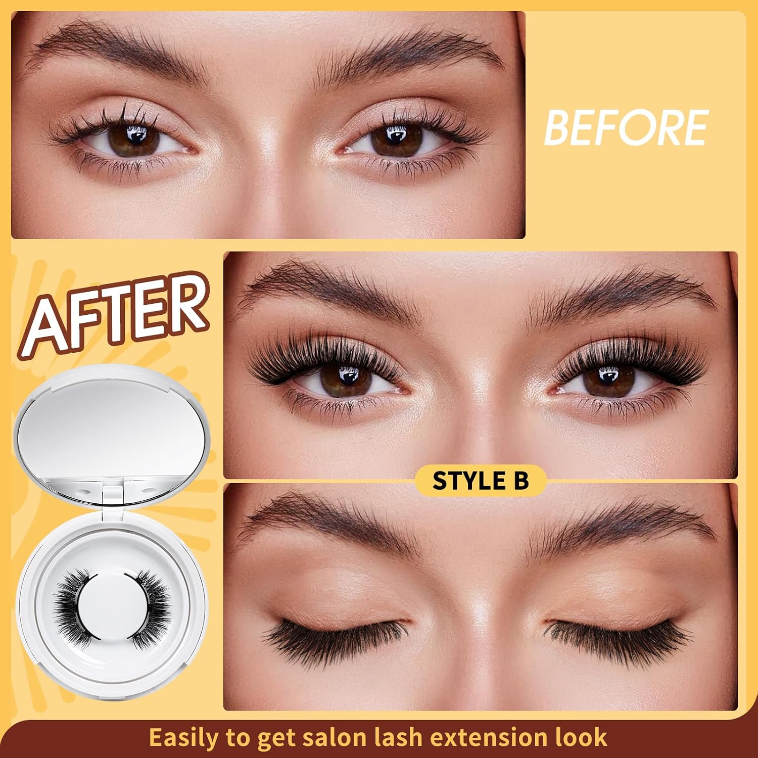 Thumbnail 4 de QUEWEL Magnetic Eyelashes 2 Pair Kit 🎀