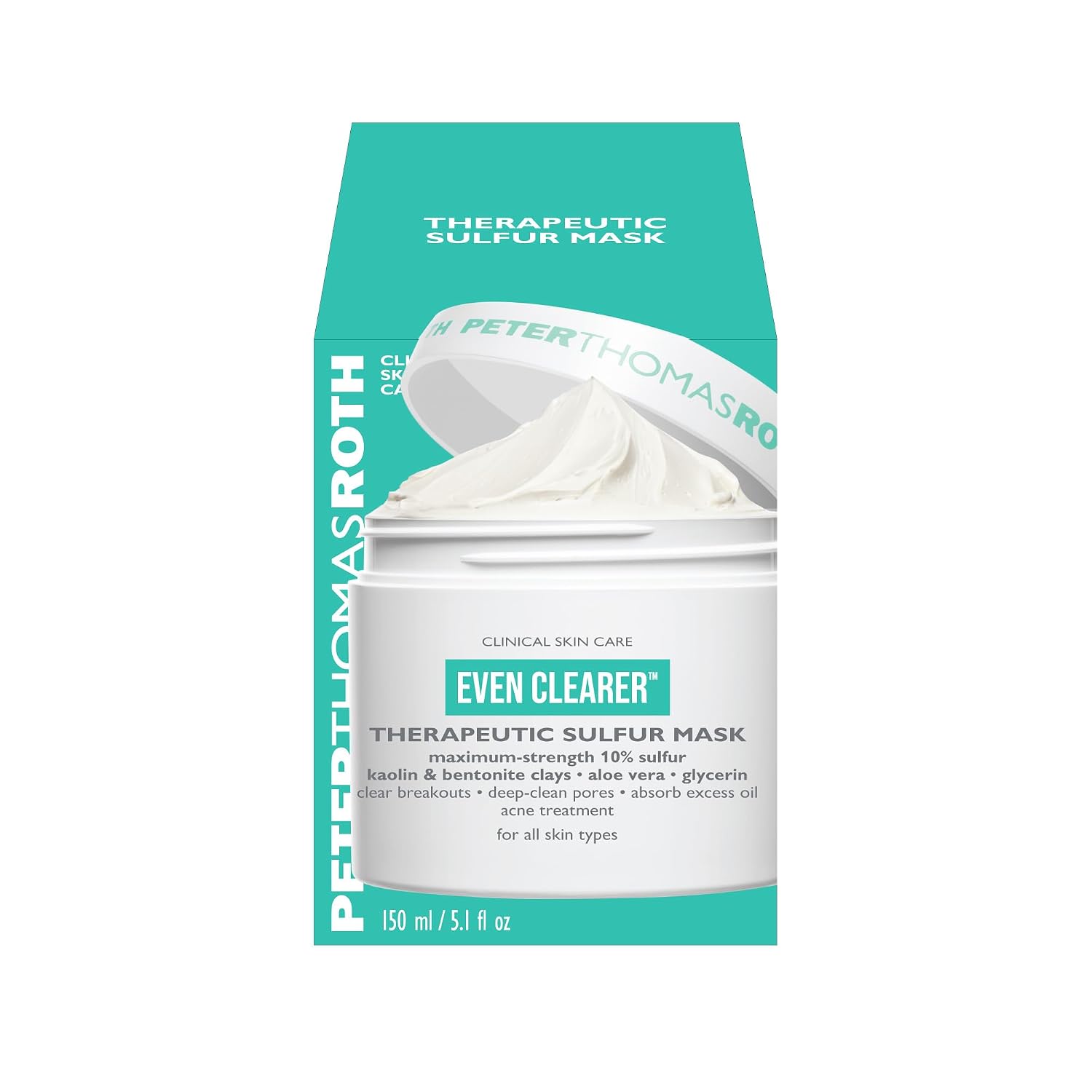 Detalle 2 de Peter Thomas Roth Even Clearer Therapeutic Sulfur Mask, 10% Sulfur and Clay