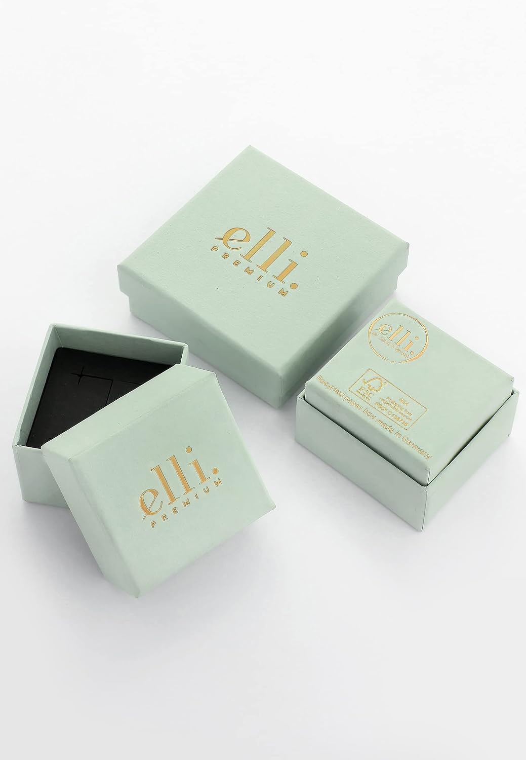 Thumbnail 6 de Elli Premium Tropfen Schmuckset Rosé Vergoldet