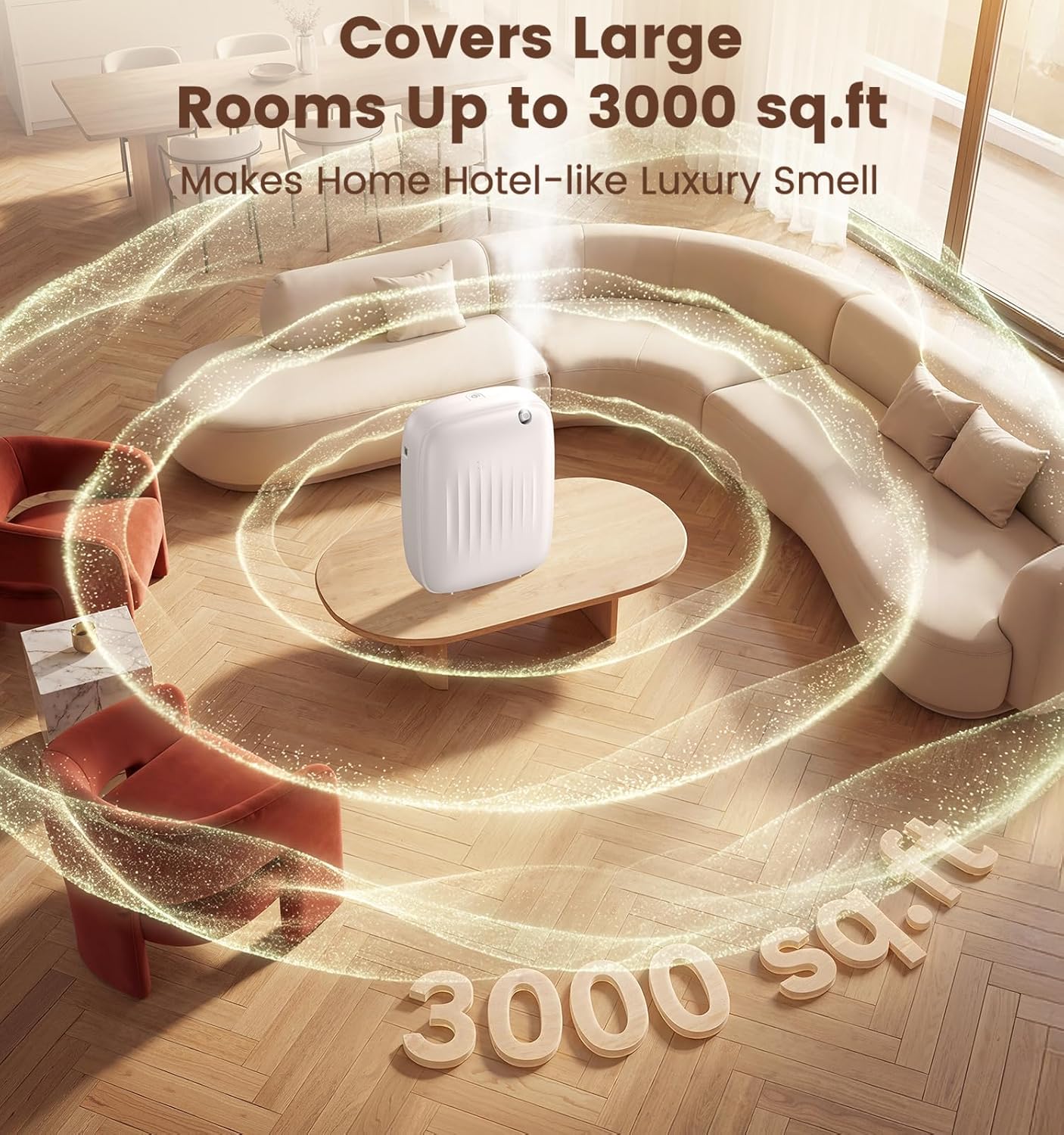 Thumbnail 1 de Ziweo Waterless Essential Oil Diffuser — Whole-Home Scent for Large Spaces