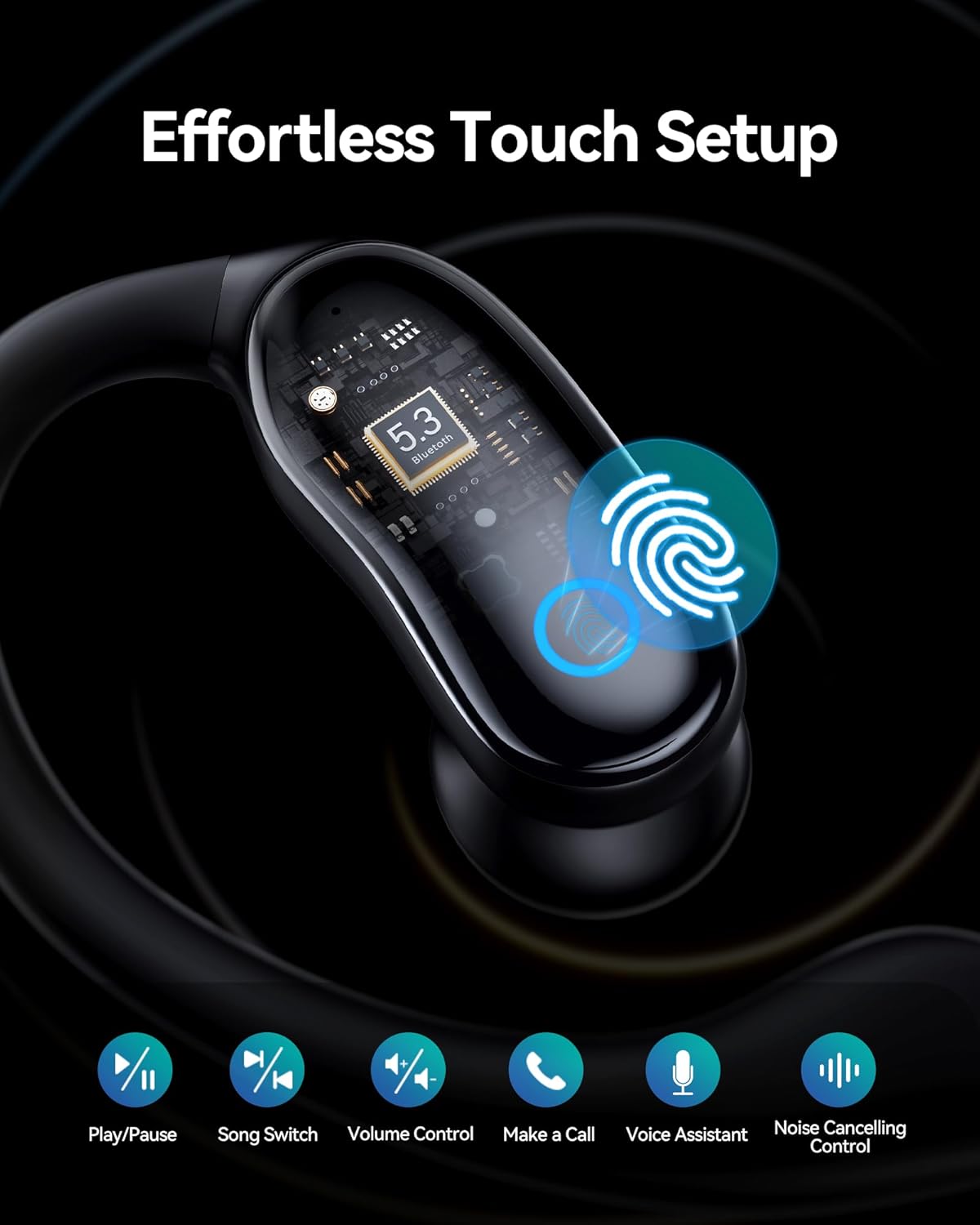 Thumbnail 6 de GNMN V7: True Wireless ANC Ear Buds with Dual Battery Display and IPX7 Sport-Rated Design